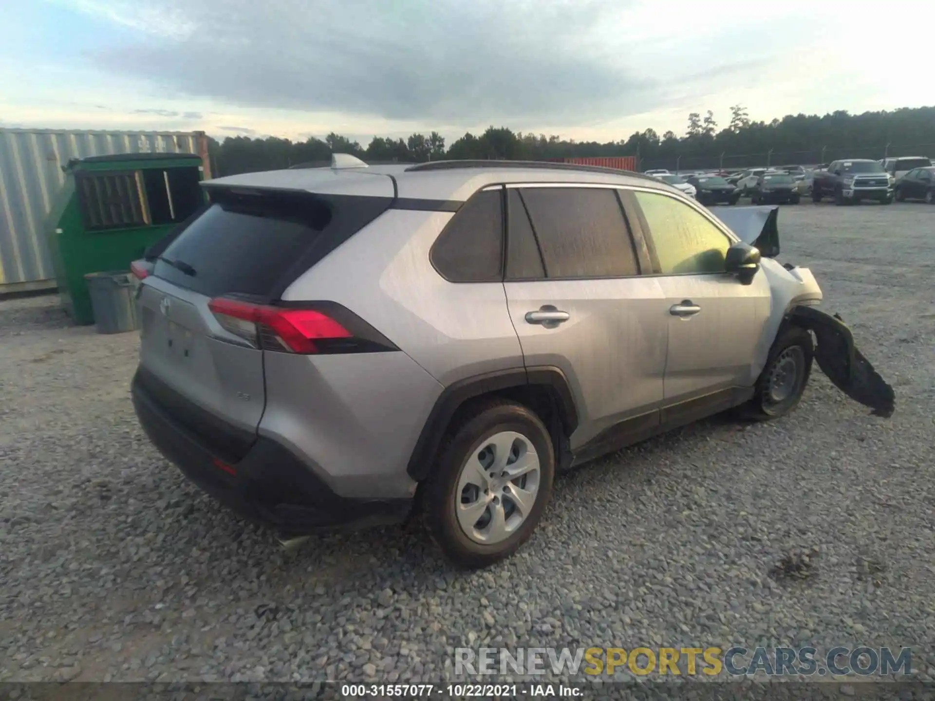 4 Photograph of a damaged car JTMH1RFVXMD062219 TOYOTA RAV4 2021