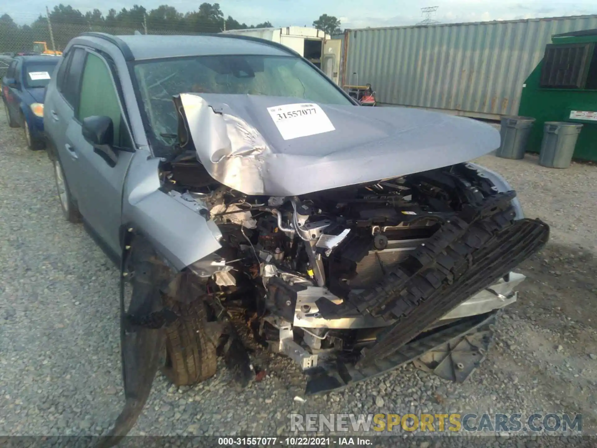 6 Photograph of a damaged car JTMH1RFVXMD062219 TOYOTA RAV4 2021