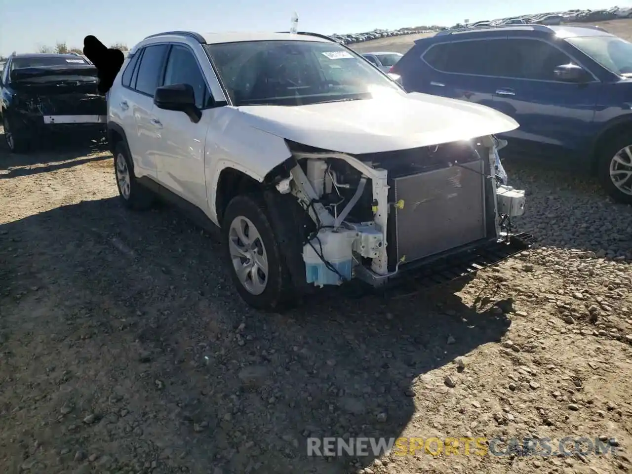 1 Photograph of a damaged car JTMH1RFVXMD068988 TOYOTA RAV4 2021