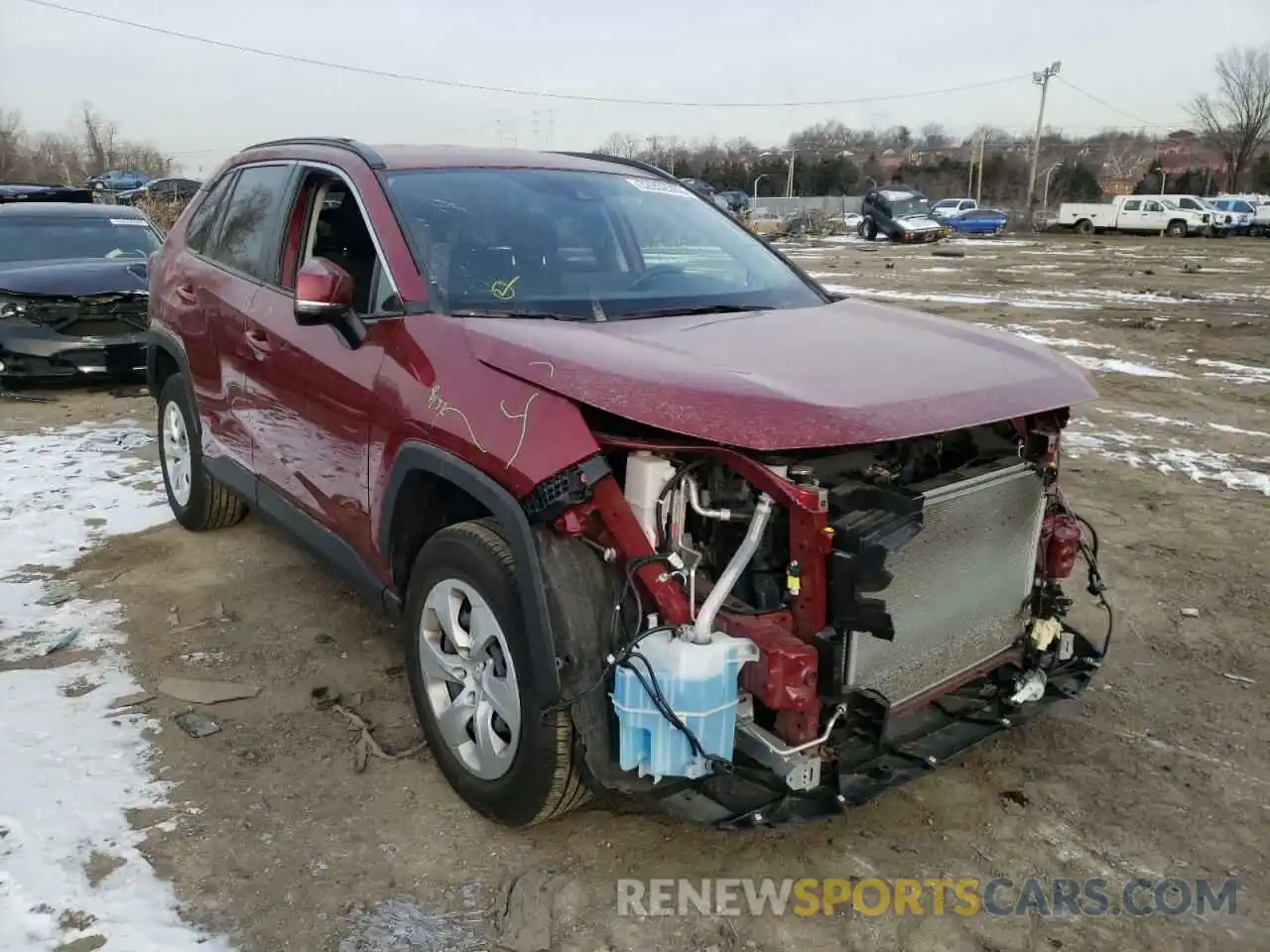 1 Photograph of a damaged car JTMK1RFV5MD064546 TOYOTA RAV4 2021