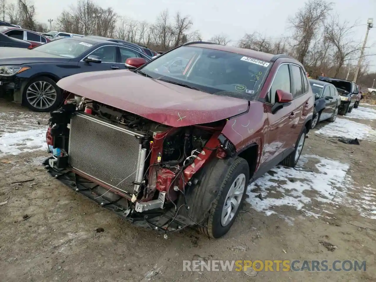 2 Photograph of a damaged car JTMK1RFV5MD064546 TOYOTA RAV4 2021