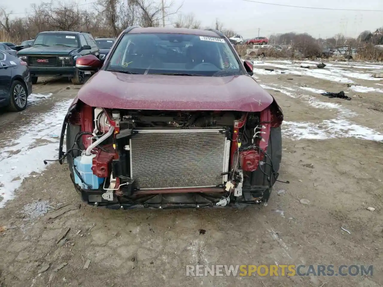 9 Photograph of a damaged car JTMK1RFV5MD064546 TOYOTA RAV4 2021