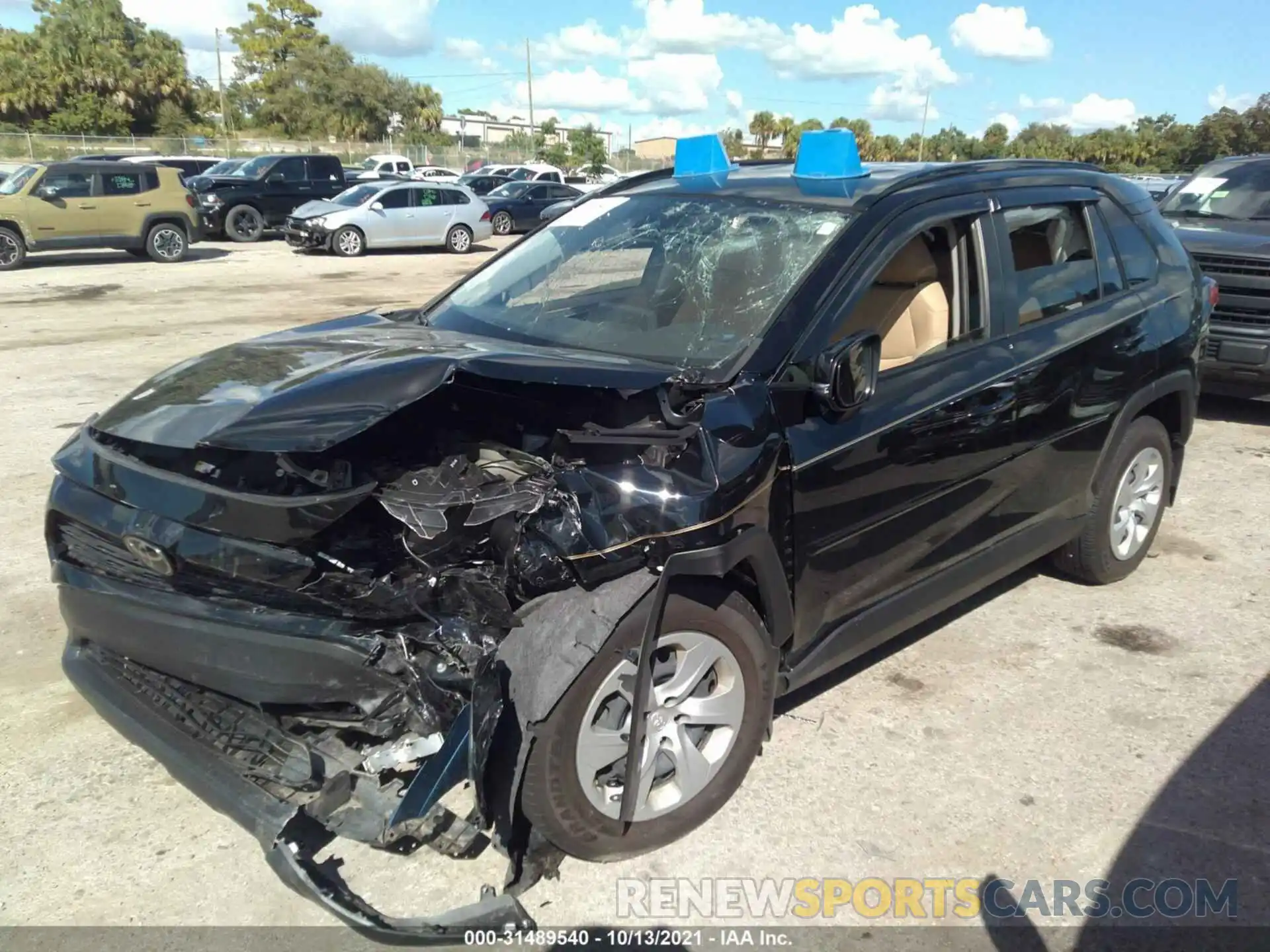 2 Photograph of a damaged car JTMK1RFV6MD061543 TOYOTA RAV4 2021