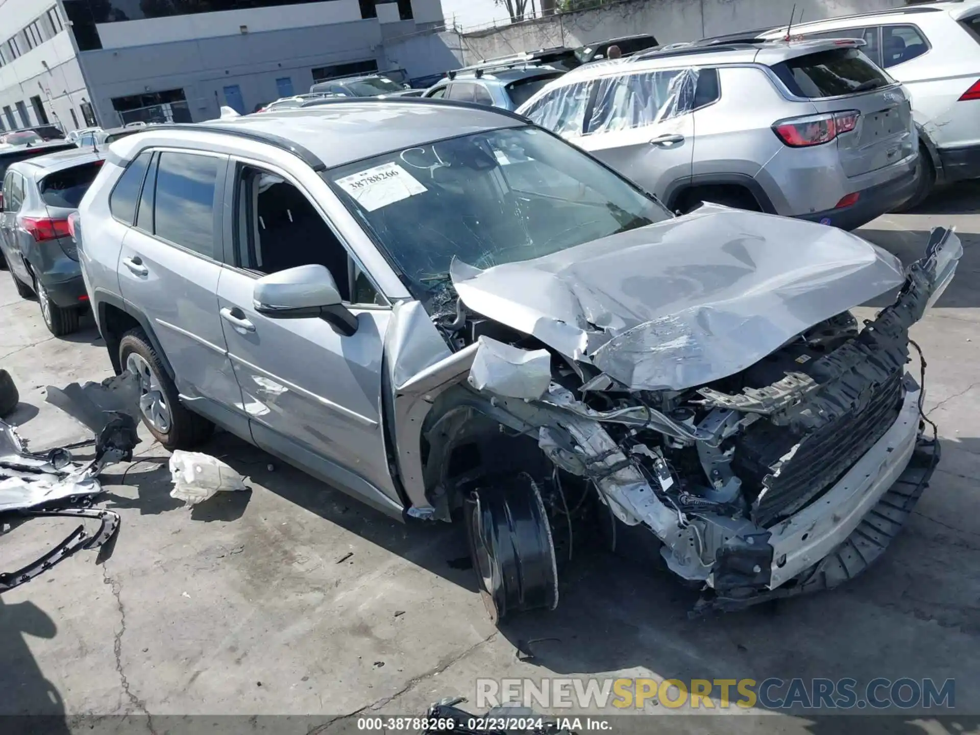 1 Photograph of a damaged car JTMK1RFV9MD061987 TOYOTA RAV4 2021