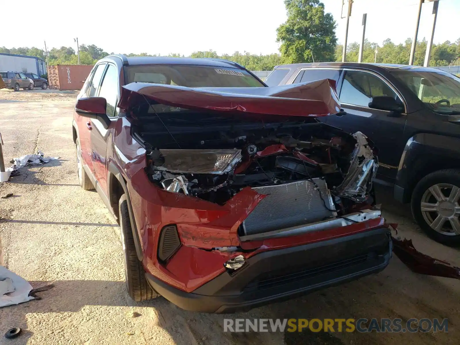 1 Photograph of a damaged car JTMK1RFV9MD071144 TOYOTA RAV4 2021