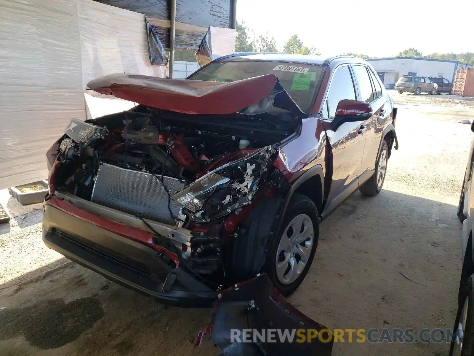 2 Photograph of a damaged car JTMK1RFV9MD071144 TOYOTA RAV4 2021