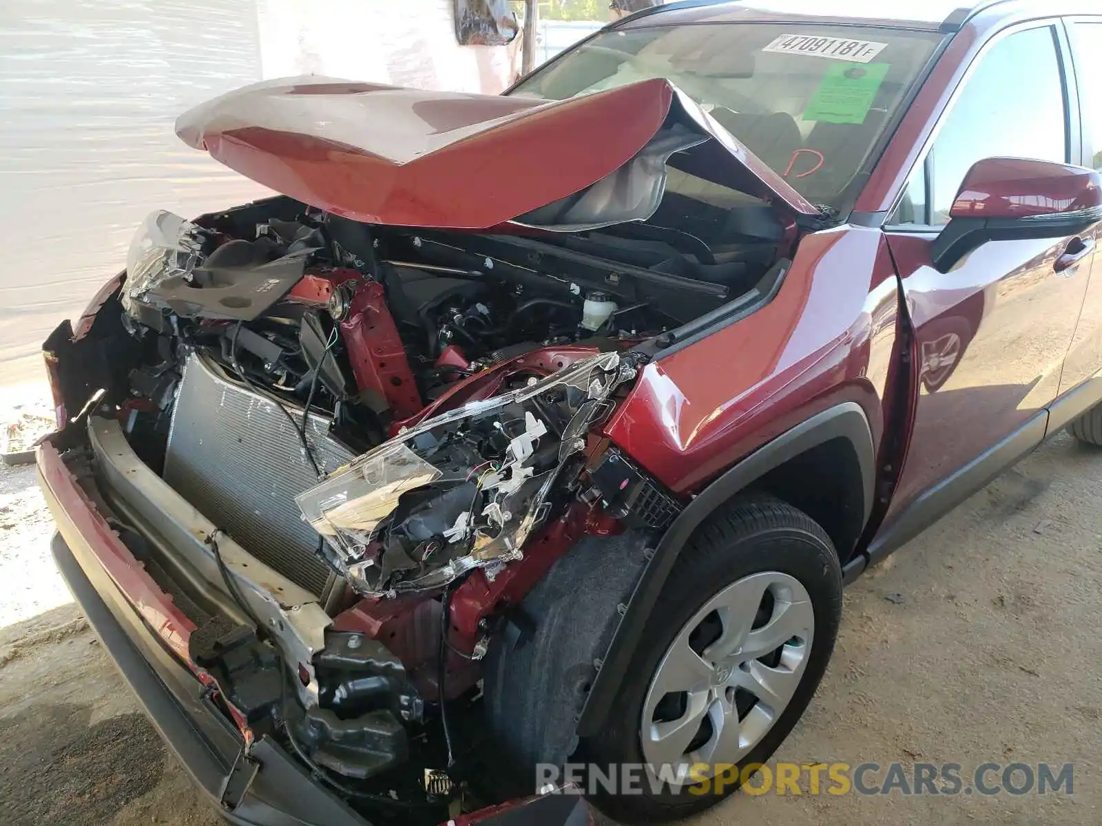 9 Photograph of a damaged car JTMK1RFV9MD071144 TOYOTA RAV4 2021