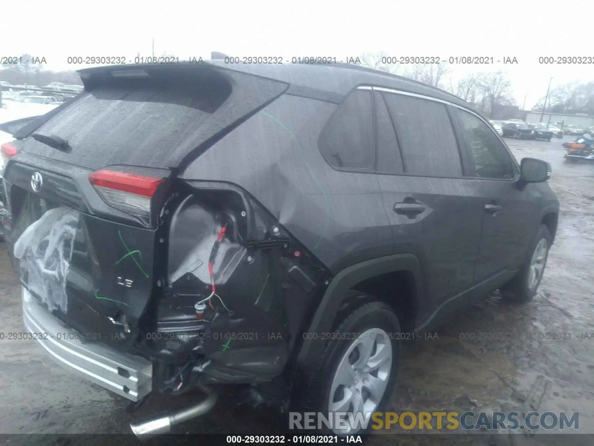 4 Photograph of a damaged car JTMK1RFVXMD066163 TOYOTA RAV4 2021