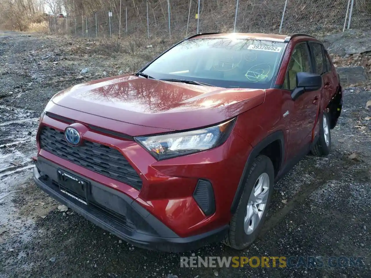 2 Photograph of a damaged car JTML6RFV3MD014511 TOYOTA RAV4 2021