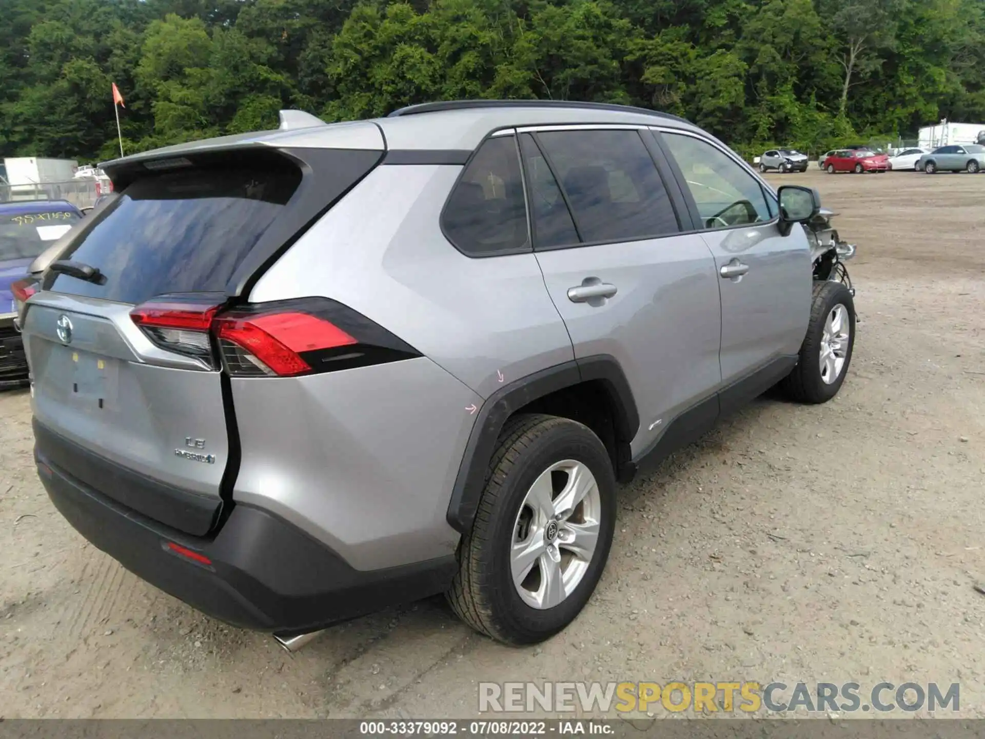 4 Photograph of a damaged car JTMLWRFV0MD128613 TOYOTA RAV4 2021