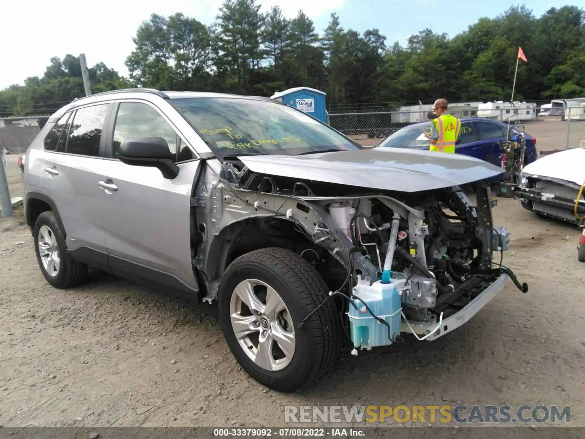 6 Photograph of a damaged car JTMLWRFV0MD128613 TOYOTA RAV4 2021