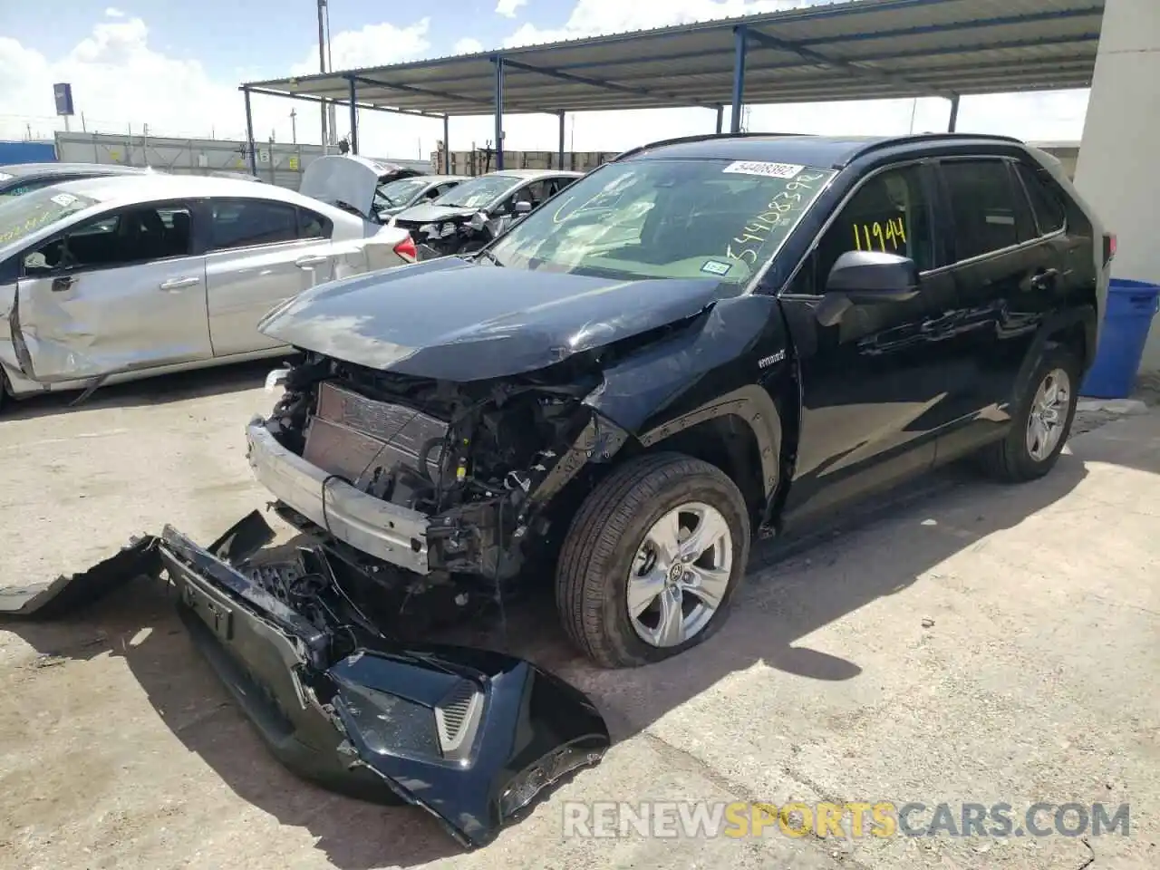 2 Photograph of a damaged car JTMLWRFV0MD134671 TOYOTA RAV4 2021