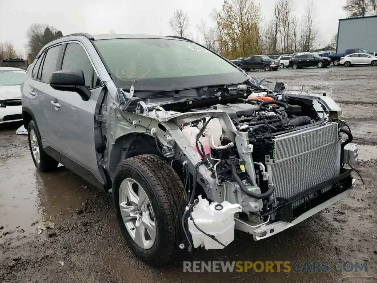 1 Photograph of a damaged car JTMLWRFV2MD125146 TOYOTA RAV4 2021