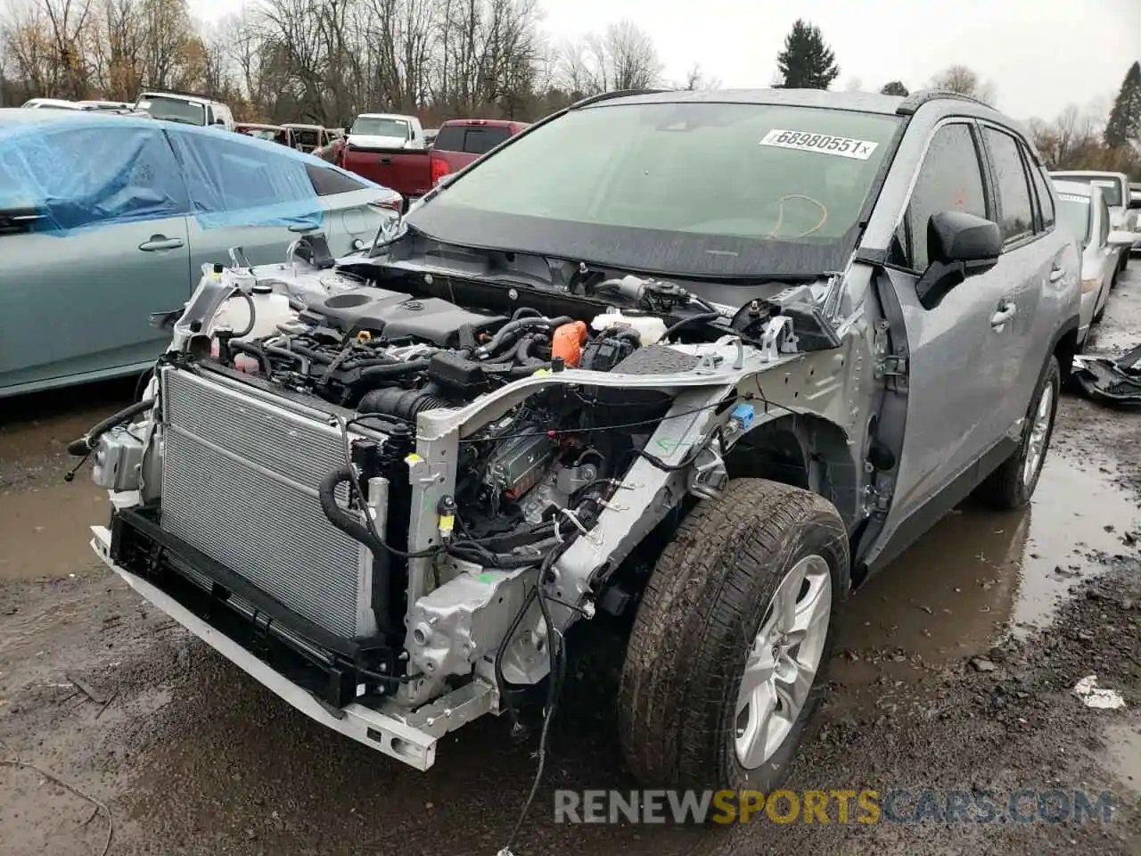 2 Photograph of a damaged car JTMLWRFV2MD125146 TOYOTA RAV4 2021