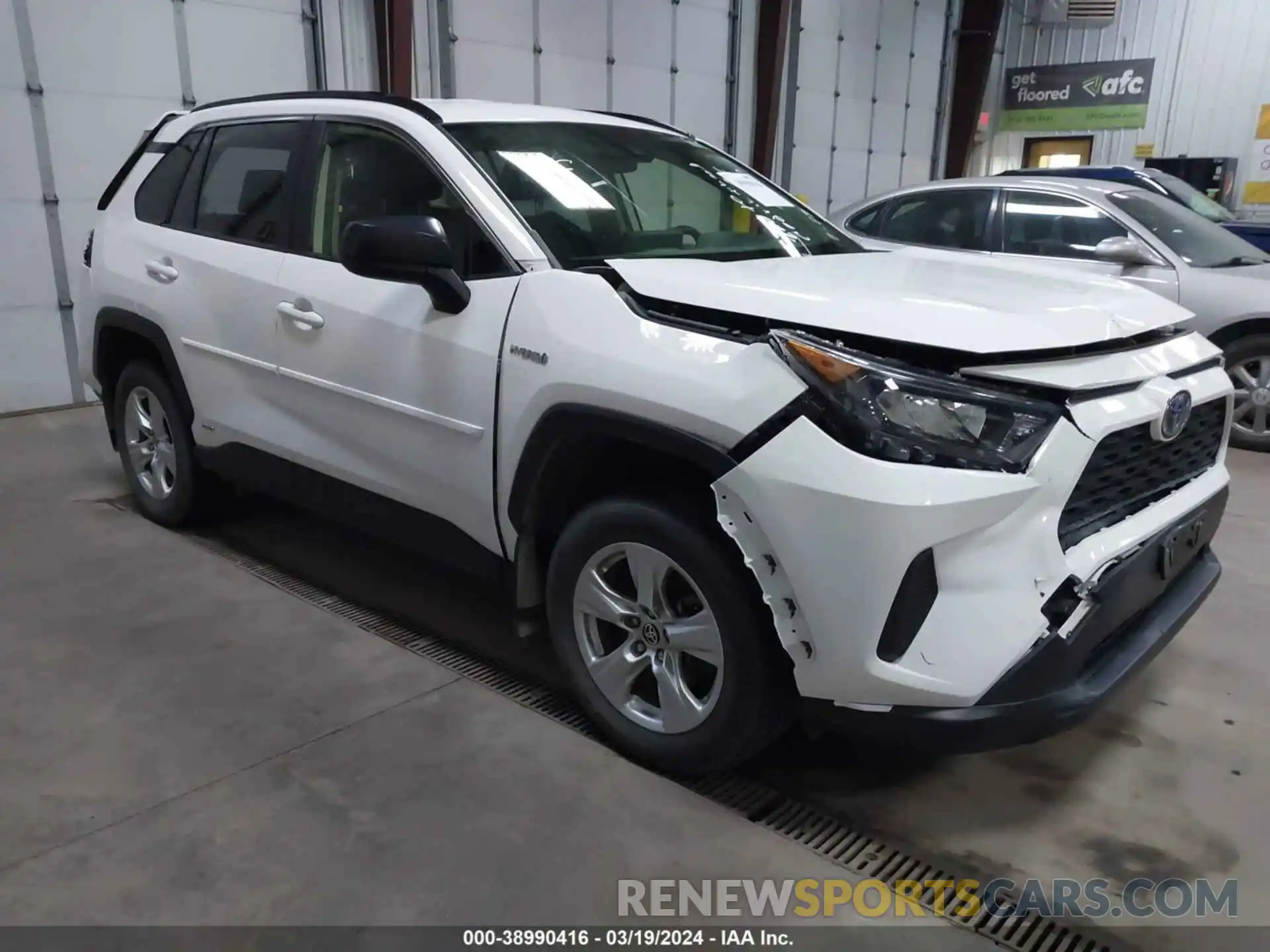 1 Photograph of a damaged car JTMLWRFV5MD118448 TOYOTA RAV4 2021