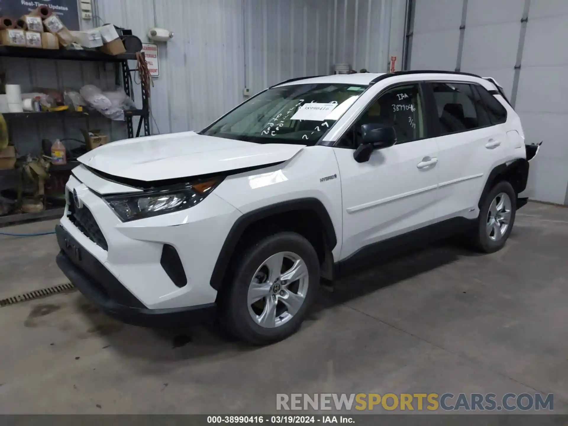 2 Photograph of a damaged car JTMLWRFV5MD118448 TOYOTA RAV4 2021