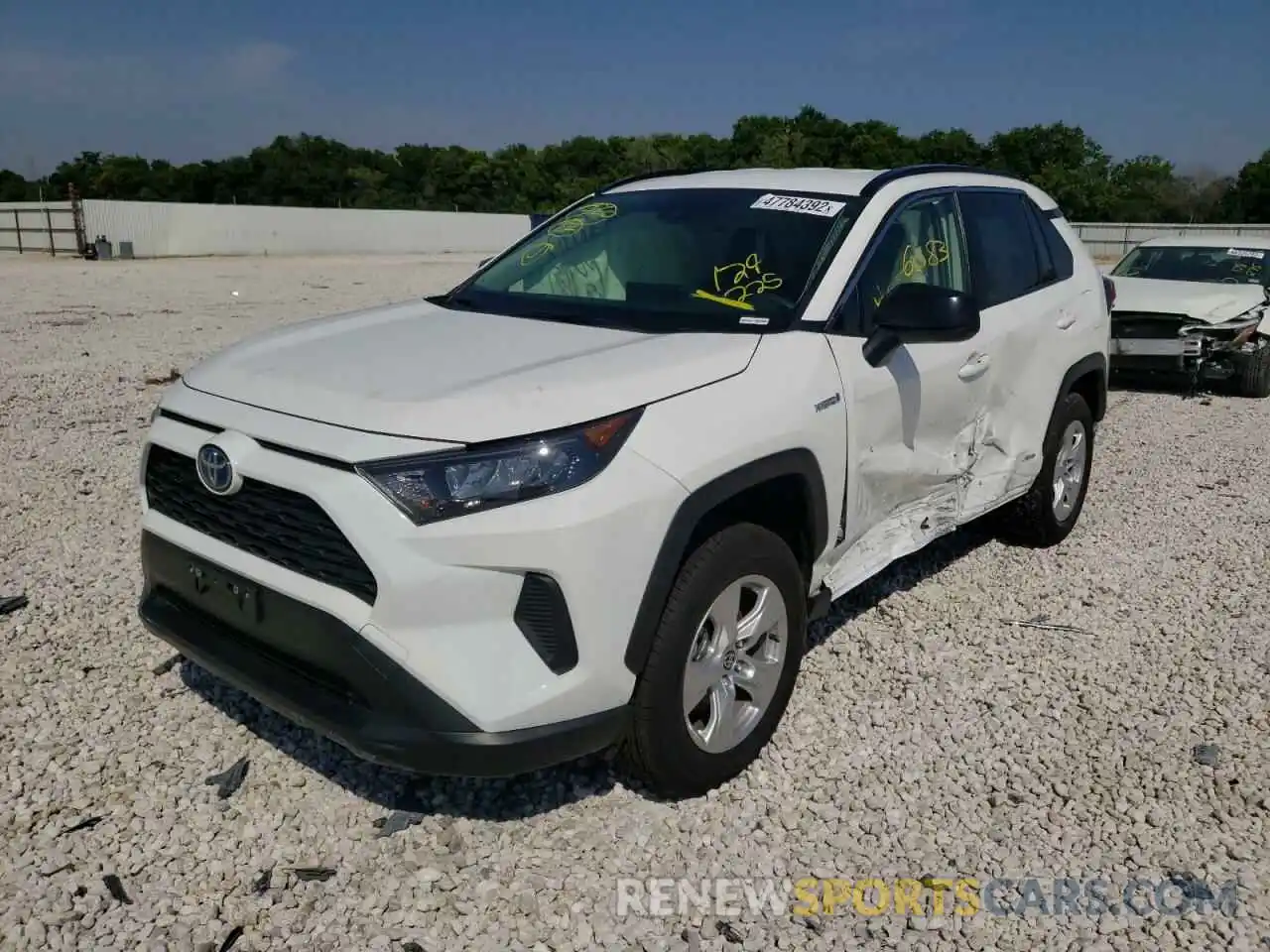 2 Фотография поврежденного автомобиля JTMLWRFV7MD129225 TOYOTA RAV4 2021