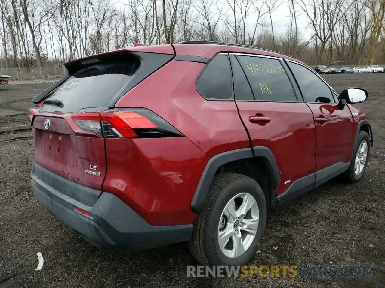 4 Photograph of a damaged car JTMLWRFV8MD127712 TOYOTA RAV4 2021