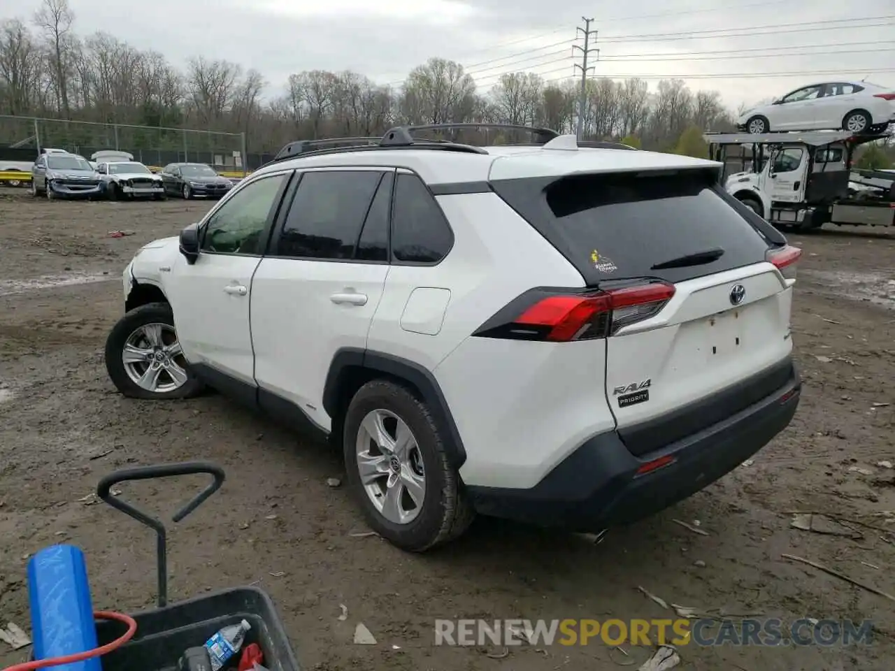 3 Фотография поврежденного автомобиля JTMLWRFV8MD127760 TOYOTA RAV4 2021