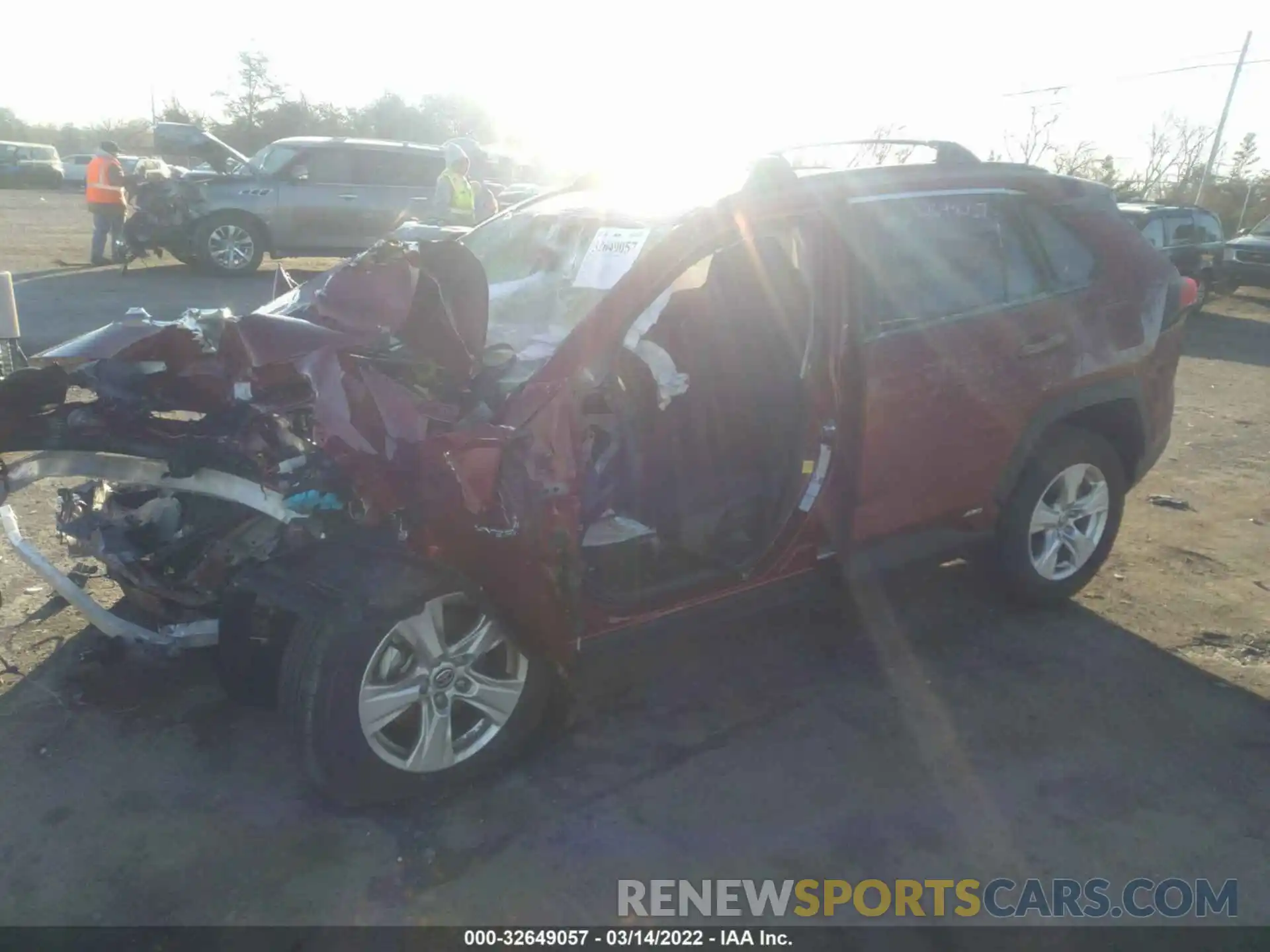 2 Photograph of a damaged car JTMLWRFVXMD132927 TOYOTA RAV4 2021