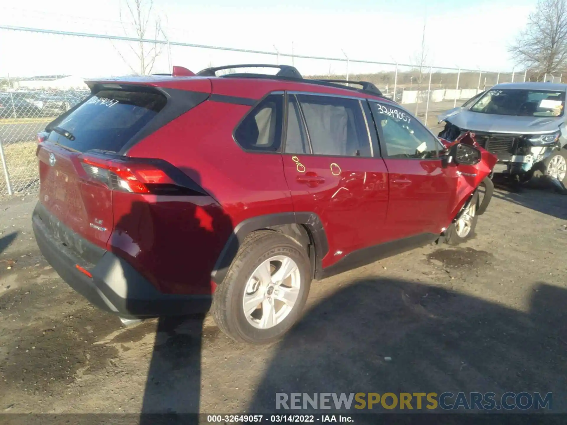 4 Photograph of a damaged car JTMLWRFVXMD132927 TOYOTA RAV4 2021