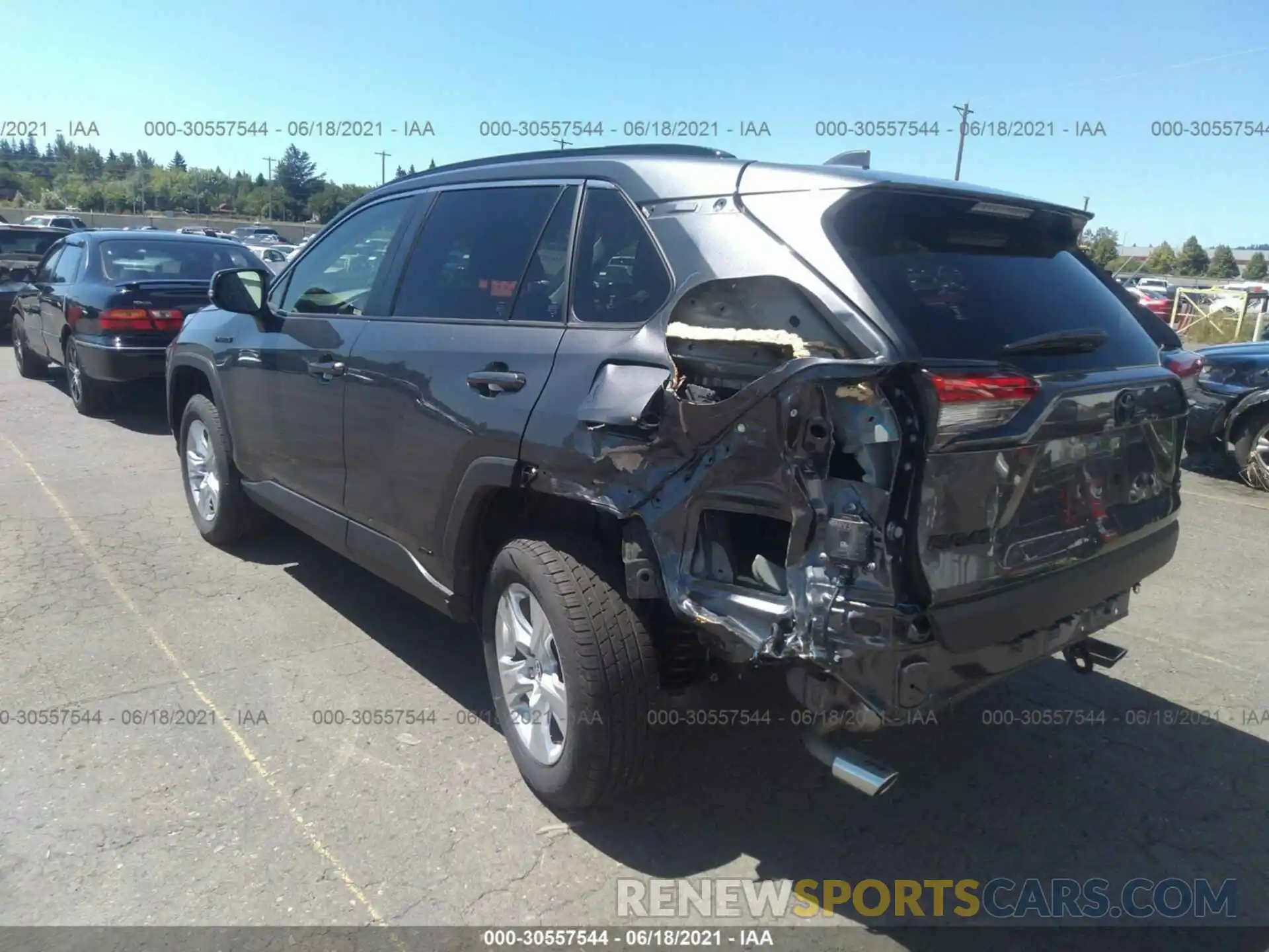 3 Photograph of a damaged car JTMM6RFV6MD020808 TOYOTA RAV4 2021