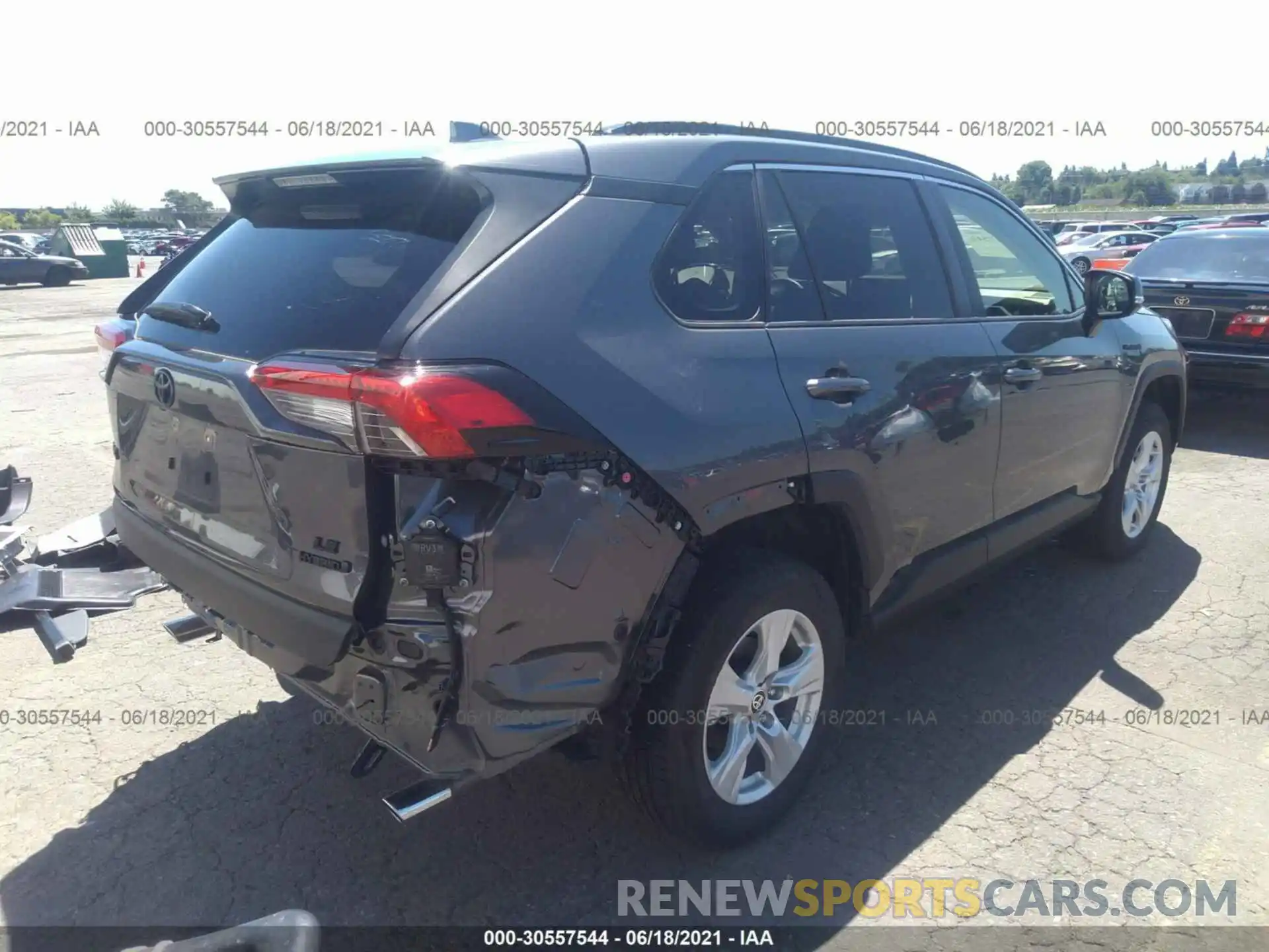 4 Photograph of a damaged car JTMM6RFV6MD020808 TOYOTA RAV4 2021