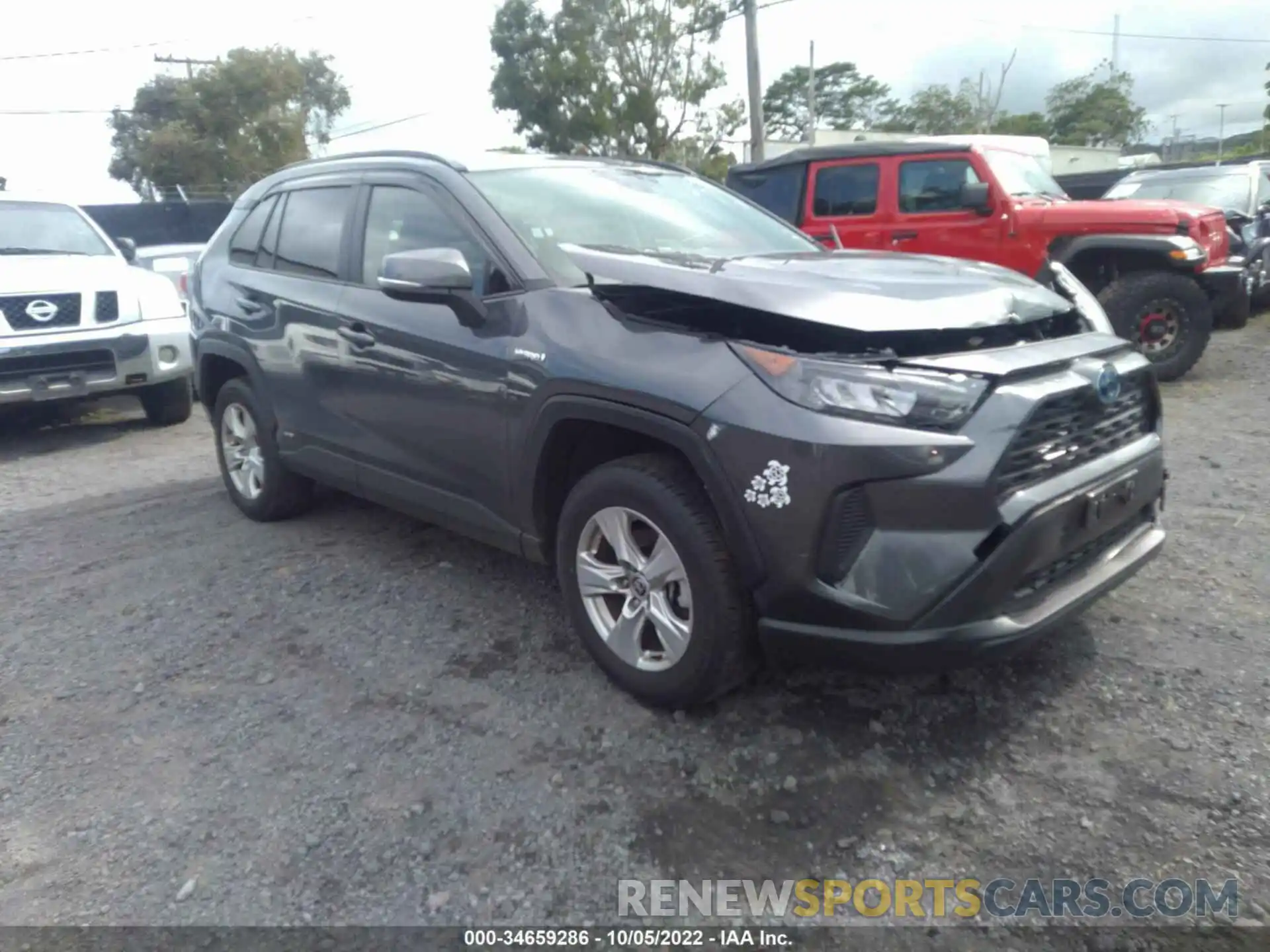 1 Photograph of a damaged car JTMM6RFV8MD013360 TOYOTA RAV4 2021