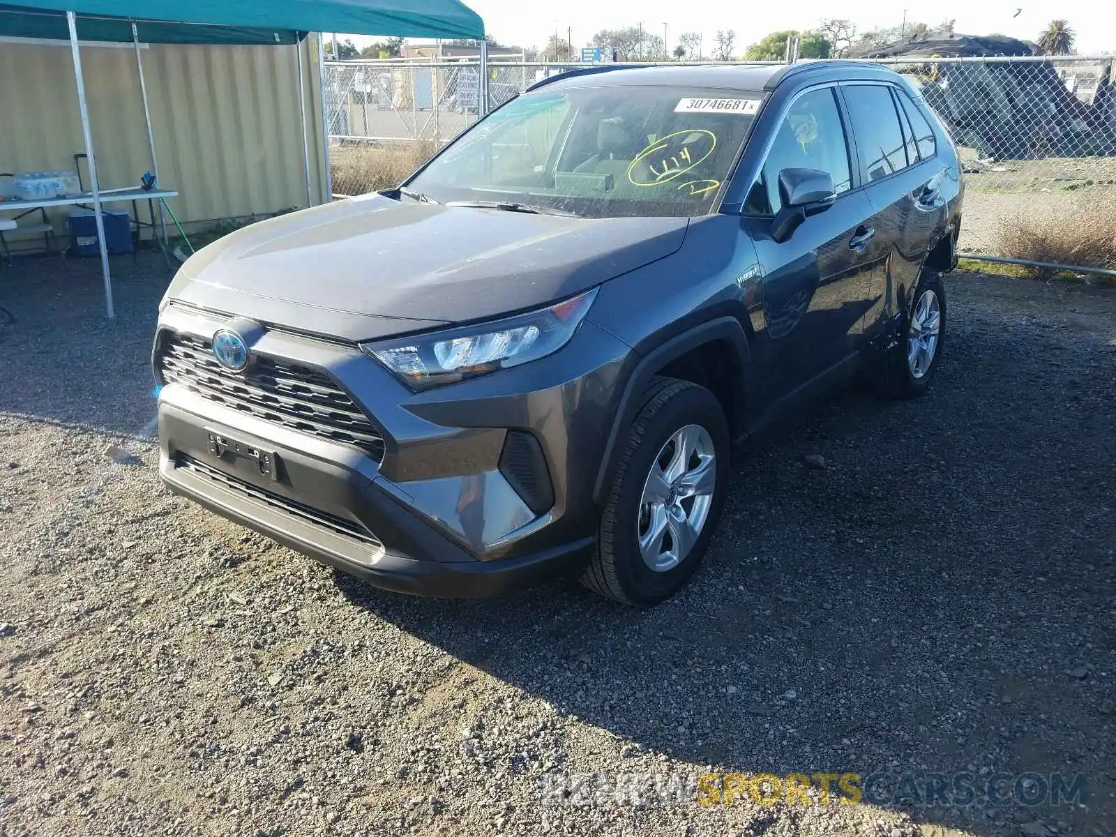 2 Photograph of a damaged car JTMM6RFV8MD015335 TOYOTA RAV4 2021