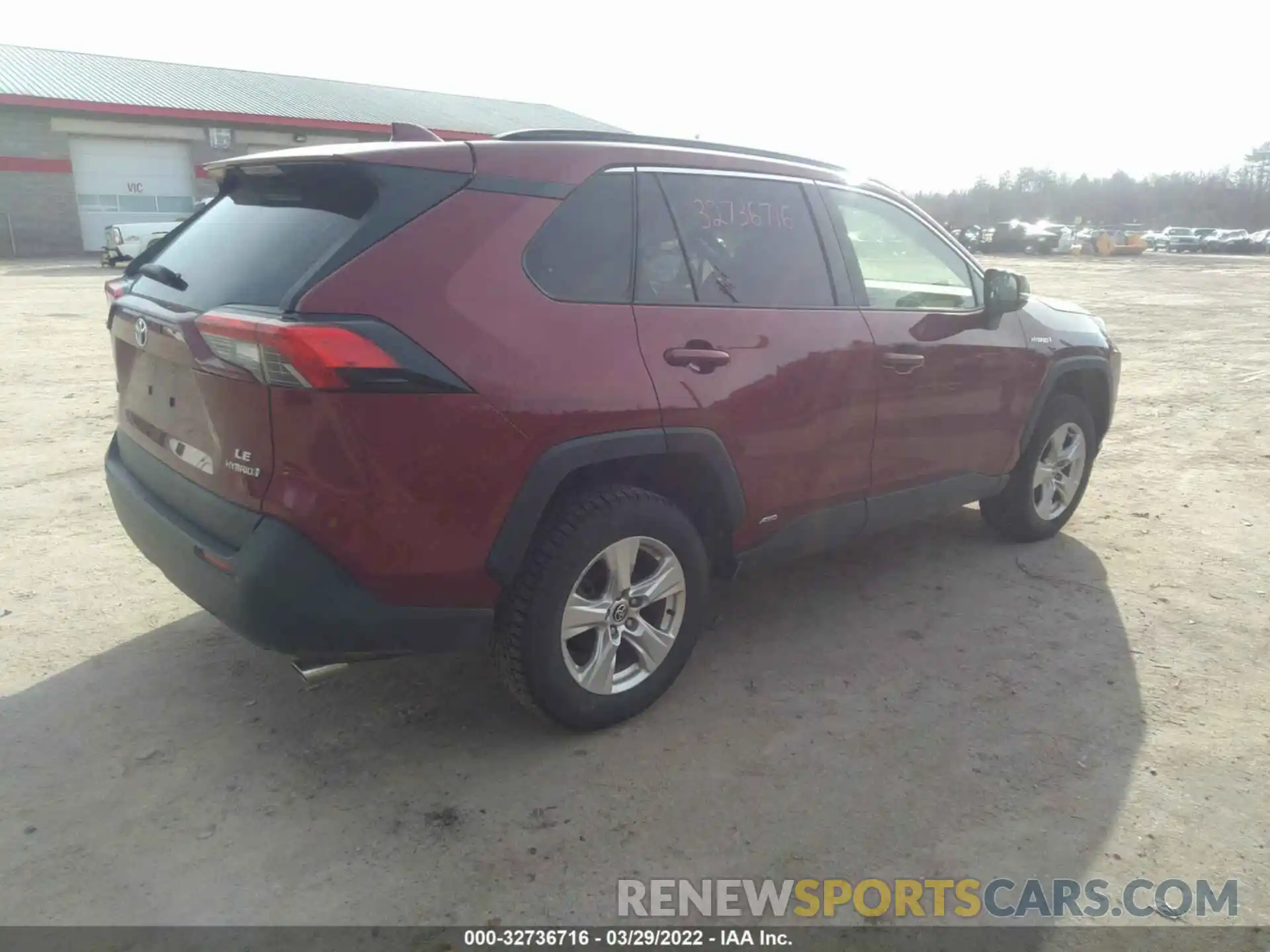 4 Фотография поврежденного автомобиля JTMM6RFV9MD013268 TOYOTA RAV4 2021