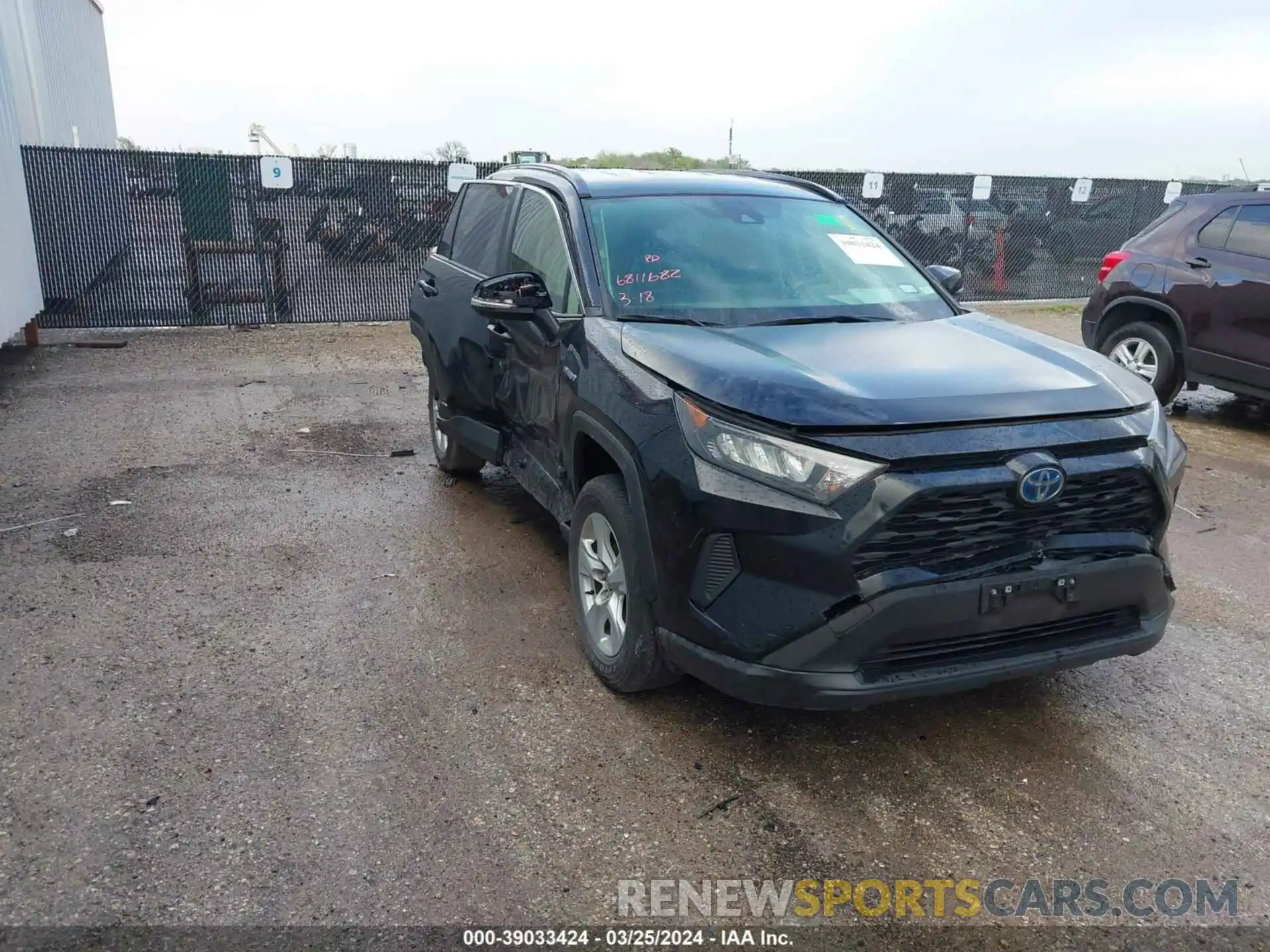 1 Photograph of a damaged car JTMMWRFV0MD128681 TOYOTA RAV4 2021