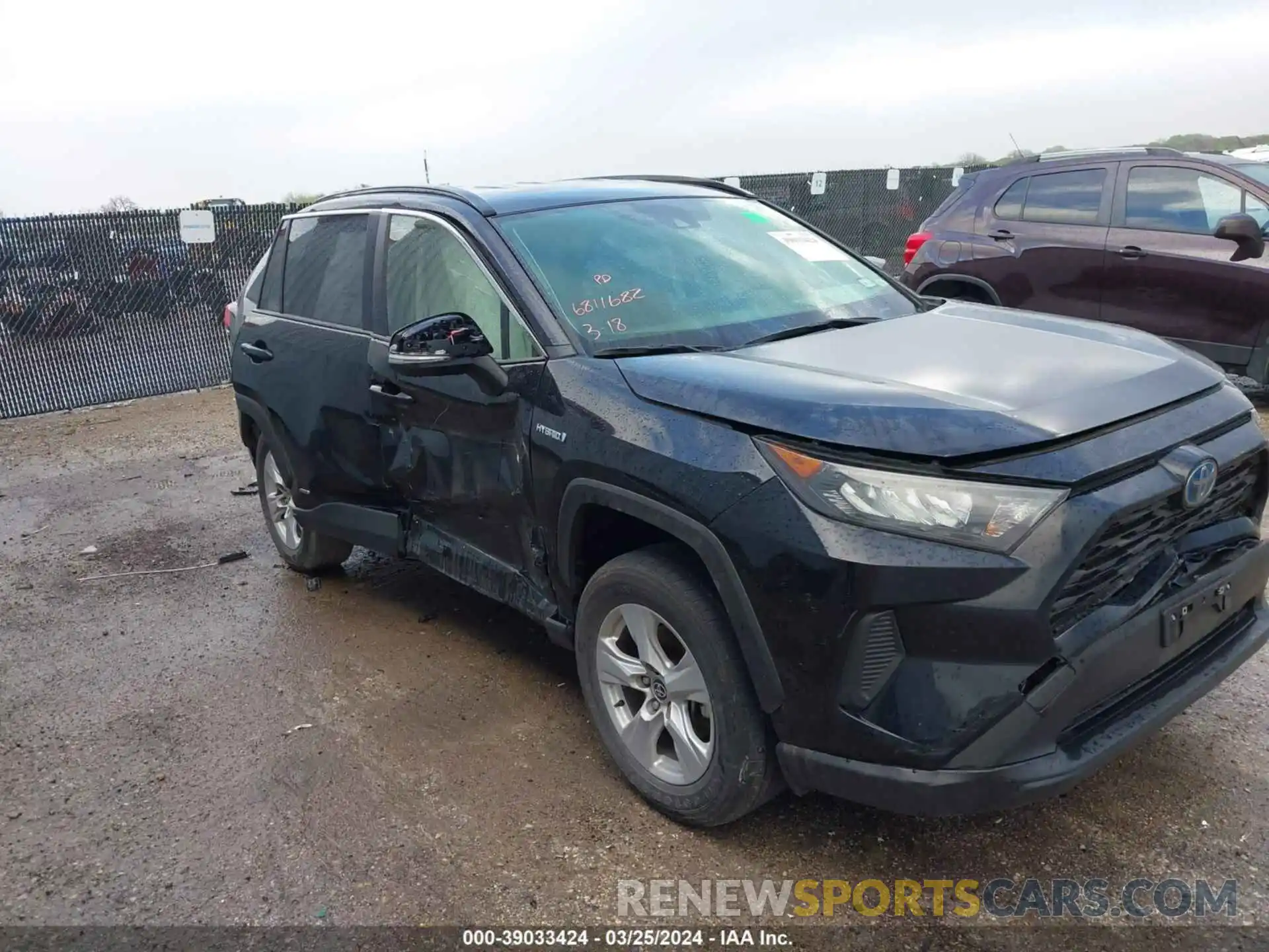 6 Фотография поврежденного автомобиля JTMMWRFV0MD128681 TOYOTA RAV4 2021