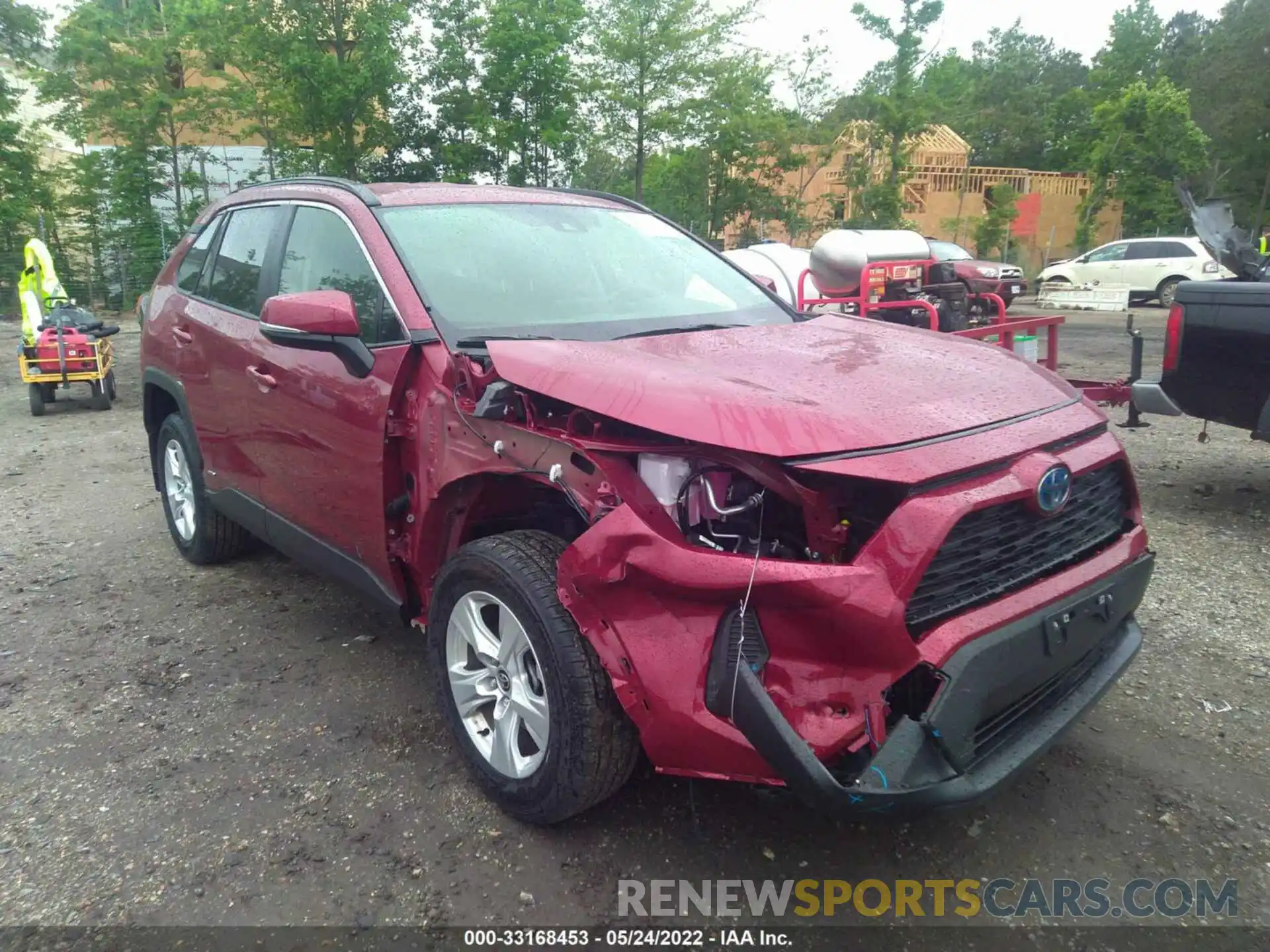 1 Photograph of a damaged car JTMMWRFV5MD559761 TOYOTA RAV4 2021