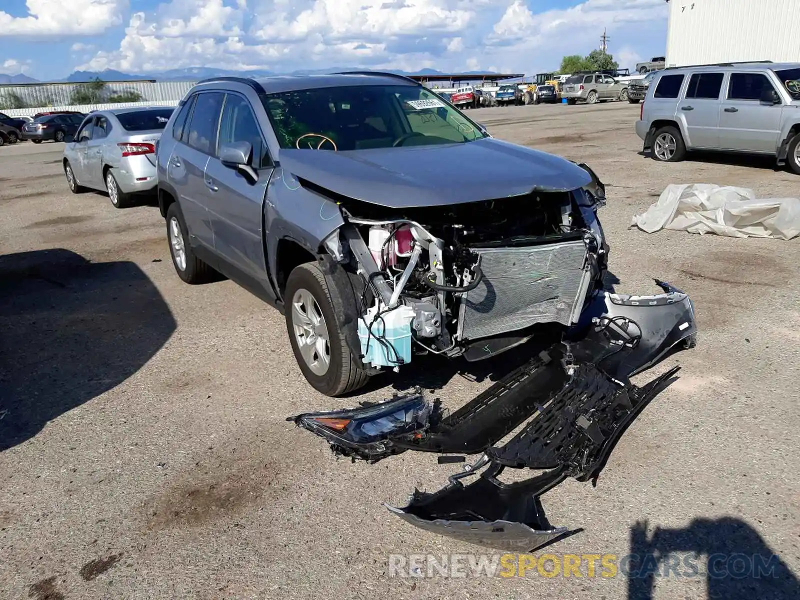 1 Photograph of a damaged car JTMMWRFV7MD114969 TOYOTA RAV4 2021