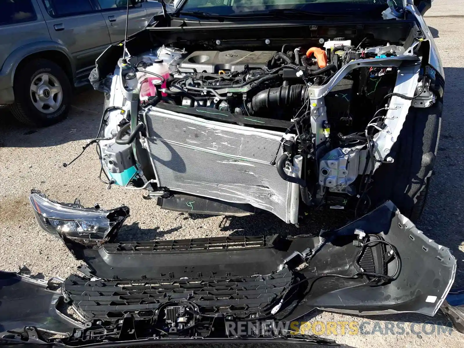 9 Photograph of a damaged car JTMMWRFV7MD114969 TOYOTA RAV4 2021