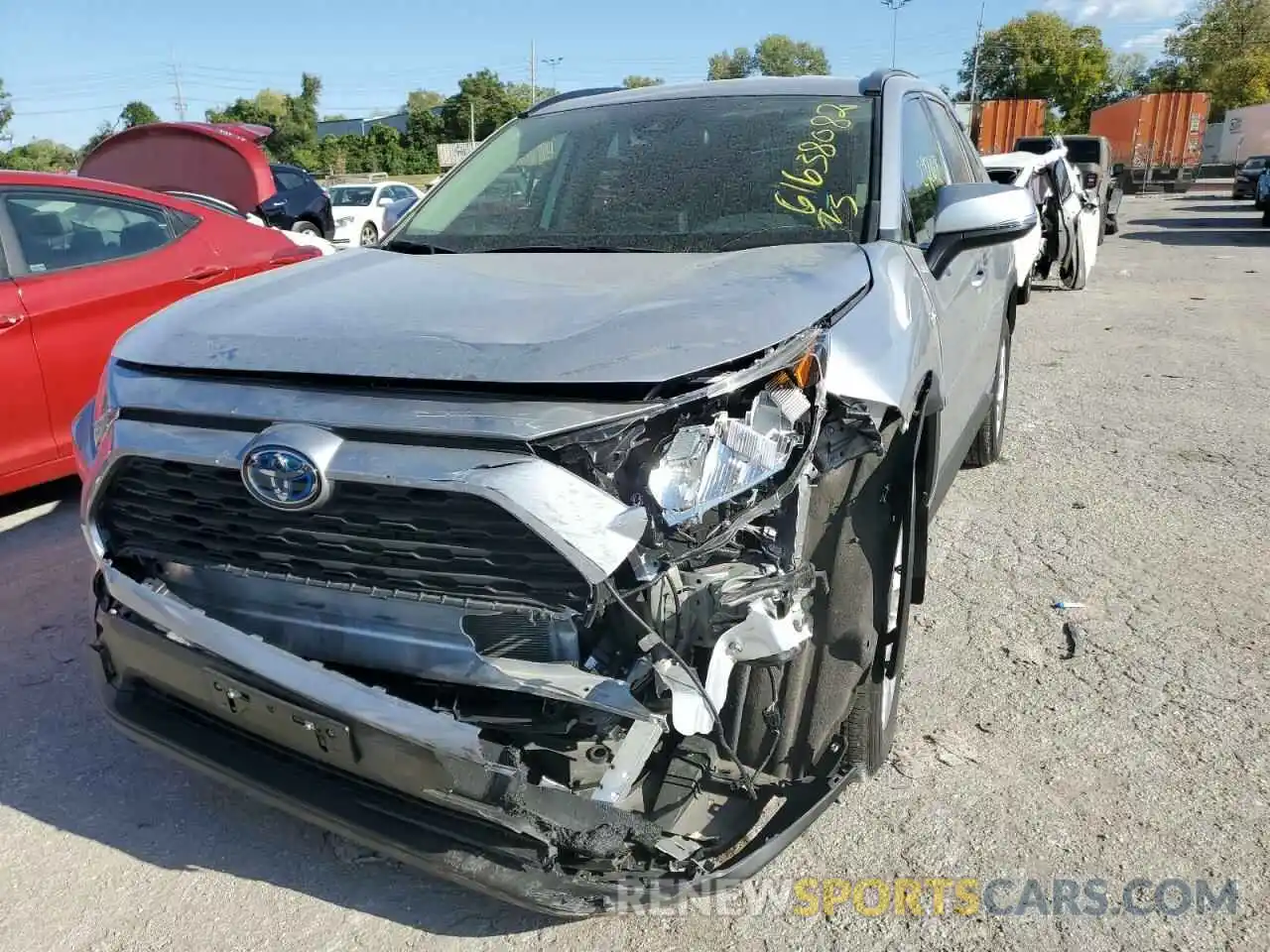 9 Photograph of a damaged car JTMMWRFV9MD123690 TOYOTA RAV4 2021