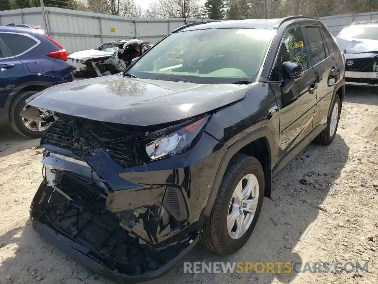 2 Фотография поврежденного автомобиля JTMMWRFVXMD126422 TOYOTA RAV4 2021