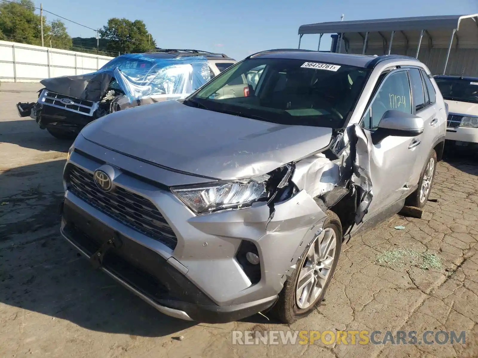 2 Photograph of a damaged car JTMN1RFV3MD070326 TOYOTA RAV4 2021