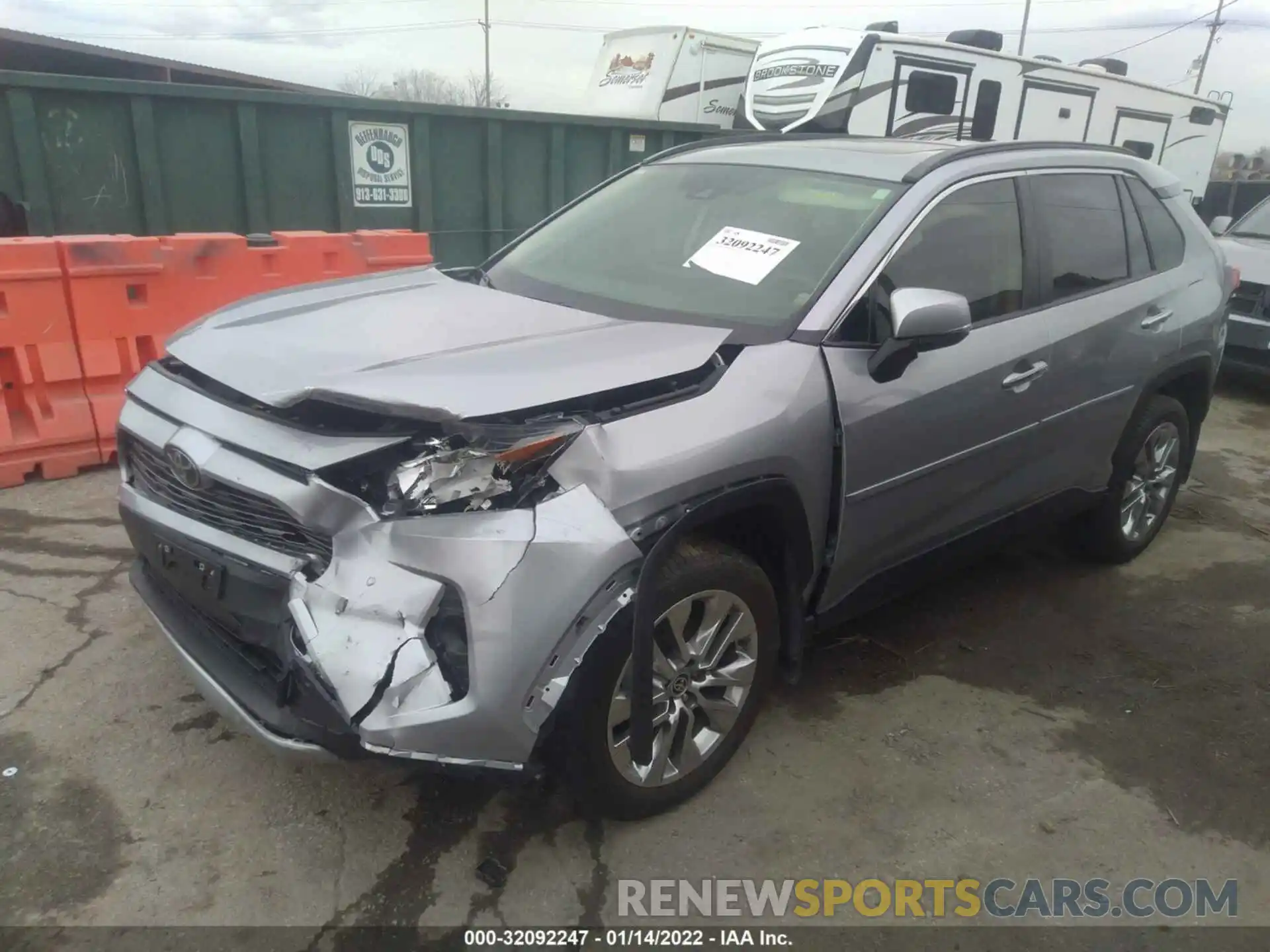 2 Photograph of a damaged car JTMN1RFV3MD072996 TOYOTA RAV4 2021