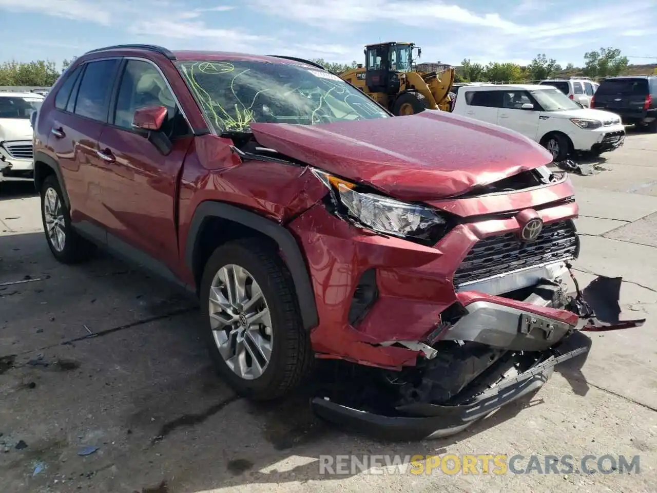 1 Photograph of a damaged car JTMN1RFV3MD074022 TOYOTA RAV4 2021