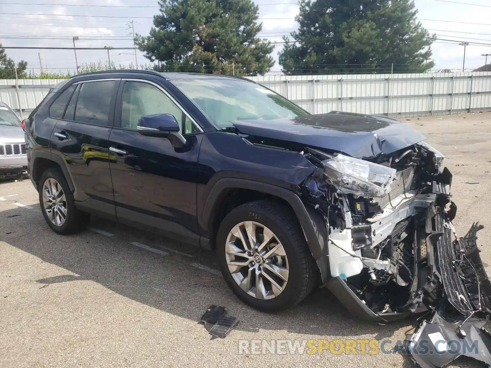 1 Photograph of a damaged car JTMN1RFV3MD078118 TOYOTA RAV4 2021