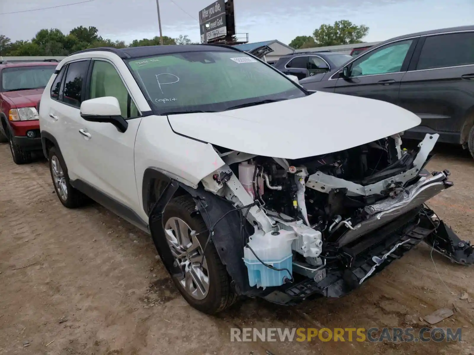 1 Photograph of a damaged car JTMN1RFV4MD070416 TOYOTA RAV4 2021