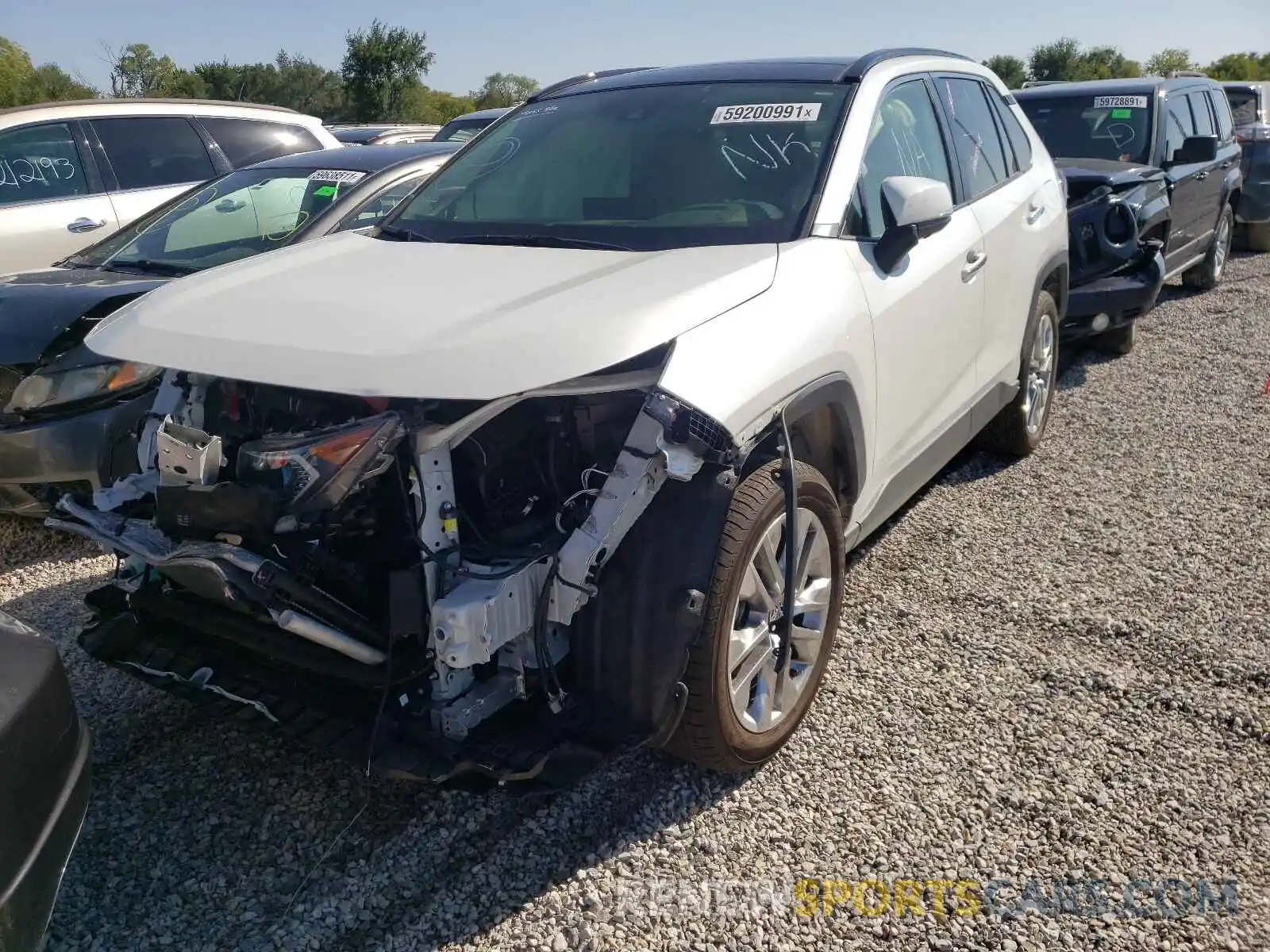 9 Photograph of a damaged car JTMN1RFV4MD070416 TOYOTA RAV4 2021