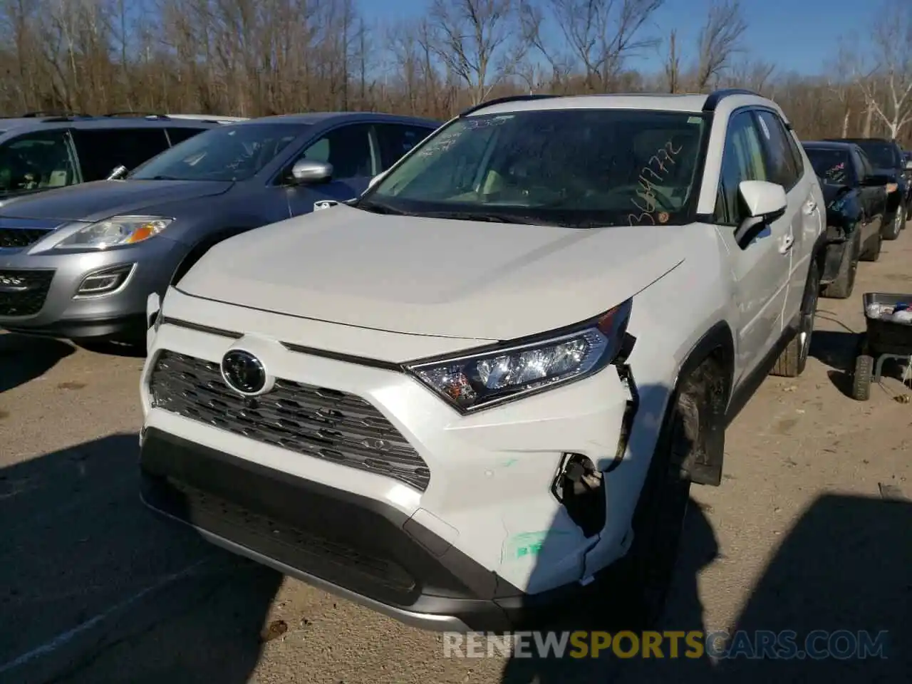 2 Photograph of a damaged car JTMN1RFV4MD084316 TOYOTA RAV4 2021