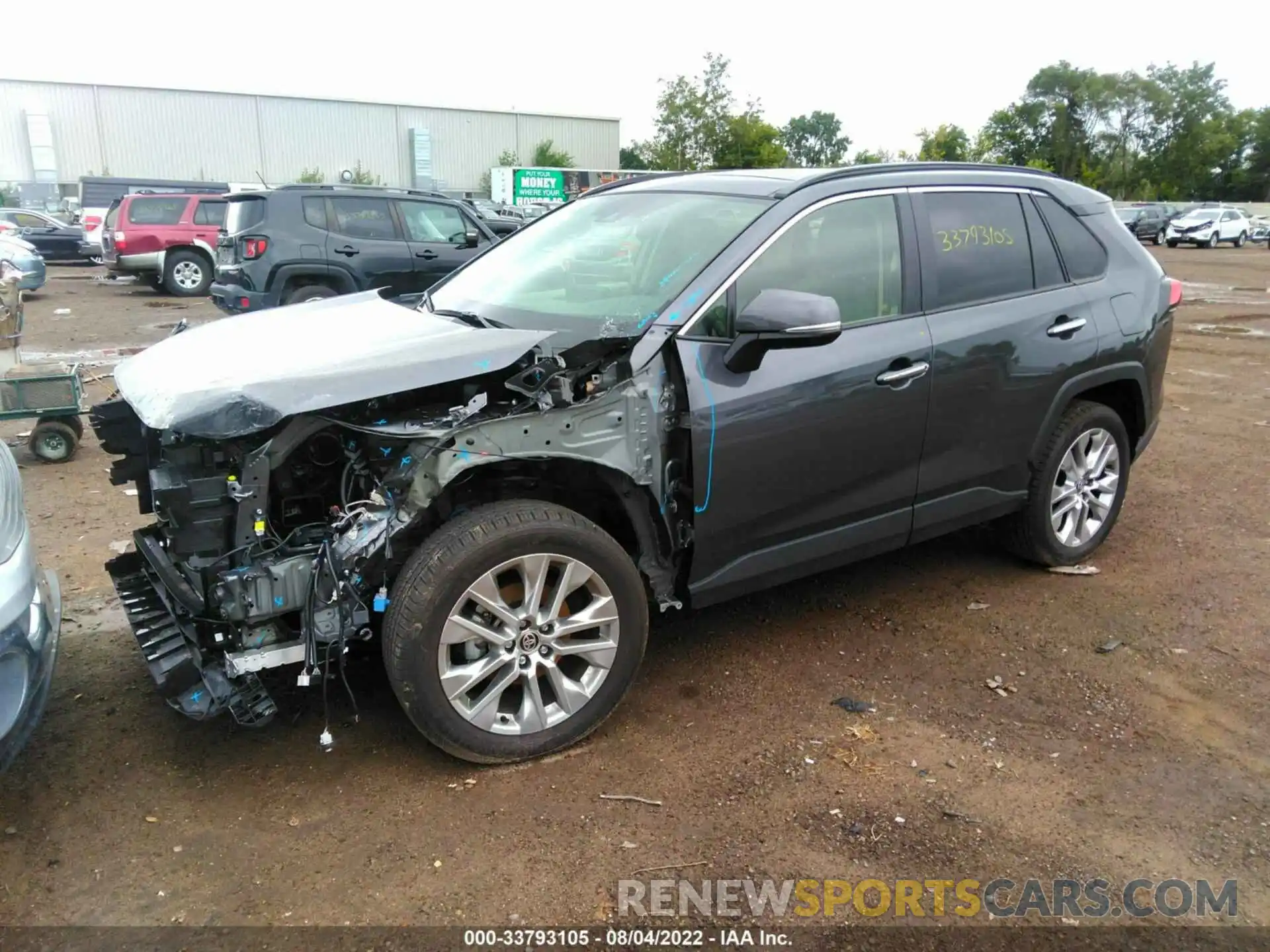 2 Photograph of a damaged car JTMN1RFV5MD069811 TOYOTA RAV4 2021