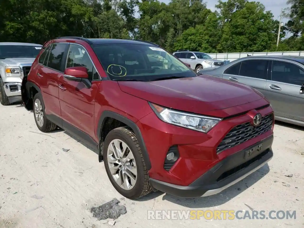 1 Photograph of a damaged car JTMN1RFV5MD074300 TOYOTA RAV4 2021