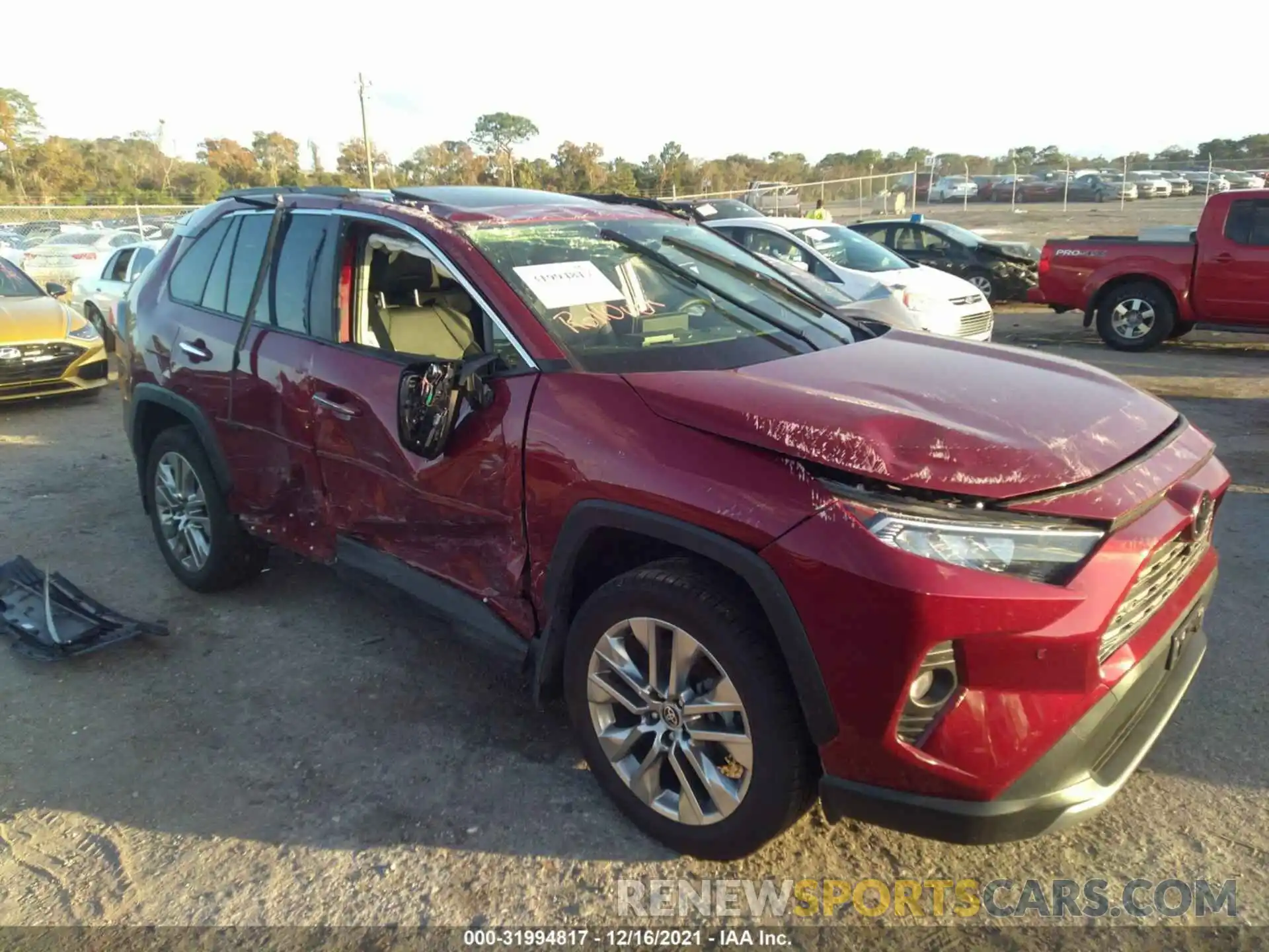 1 Photograph of a damaged car JTMN1RFV6MD074290 TOYOTA RAV4 2021