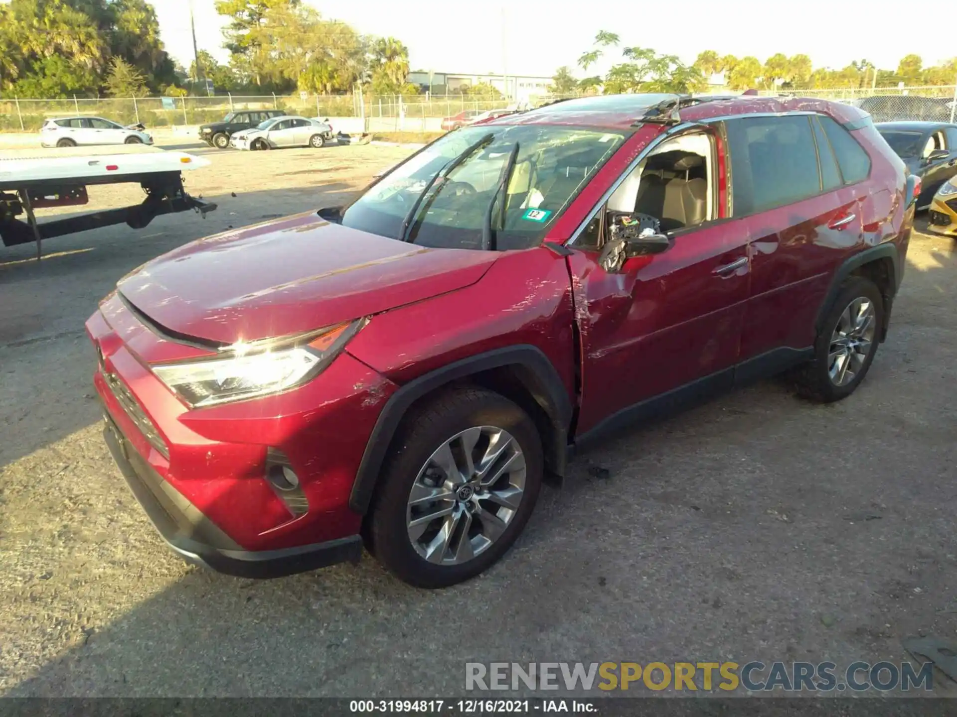 2 Photograph of a damaged car JTMN1RFV6MD074290 TOYOTA RAV4 2021