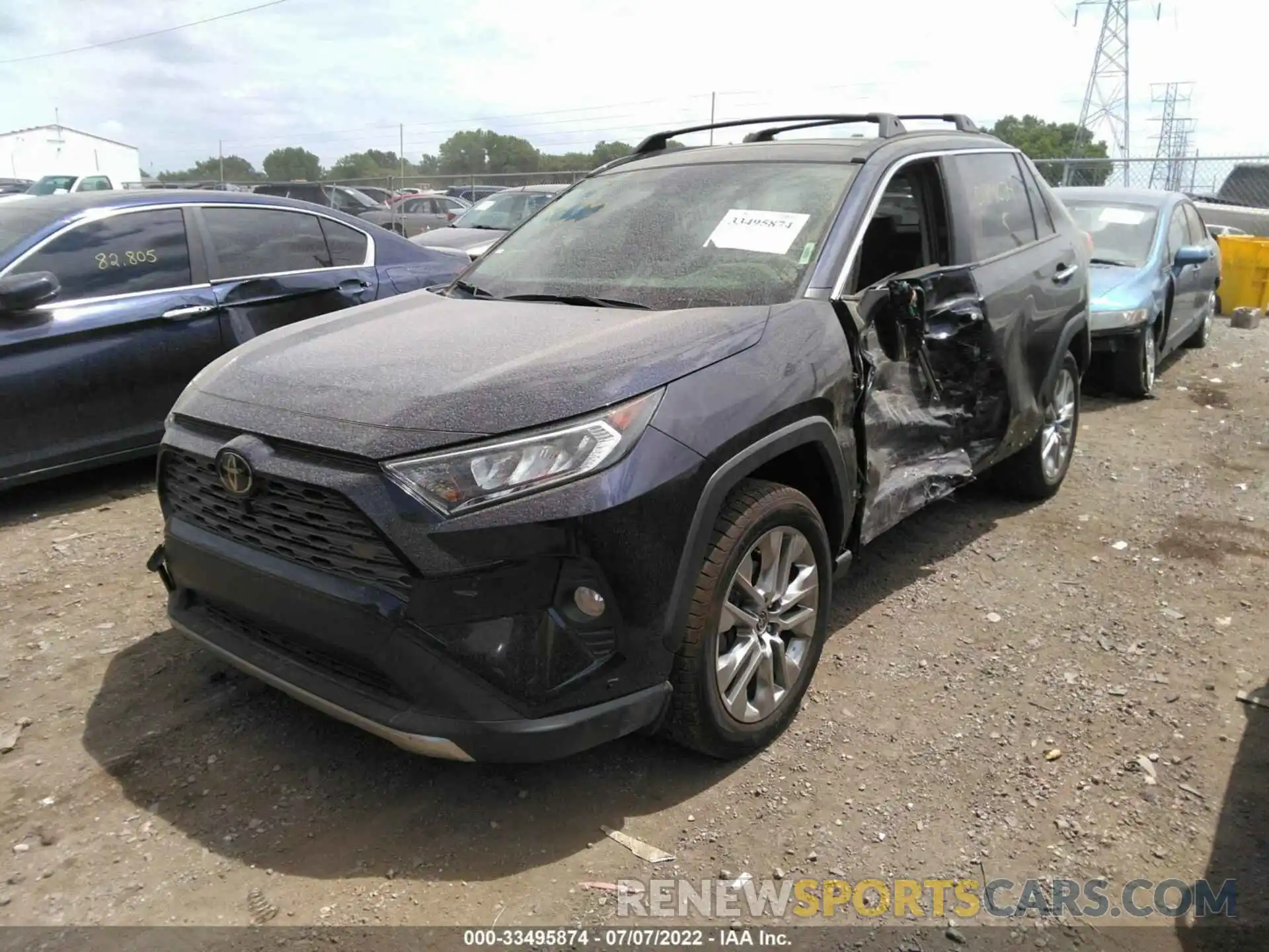 2 Фотография поврежденного автомобиля JTMN1RFV7MD084634 TOYOTA RAV4 2021