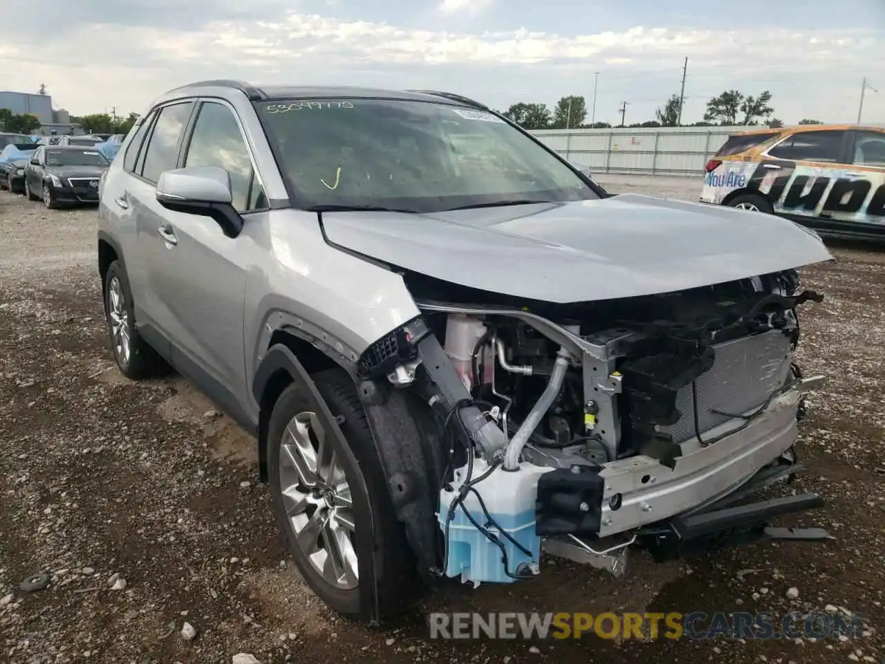 1 Photograph of a damaged car JTMN1RFV8MJ039686 TOYOTA RAV4 2021